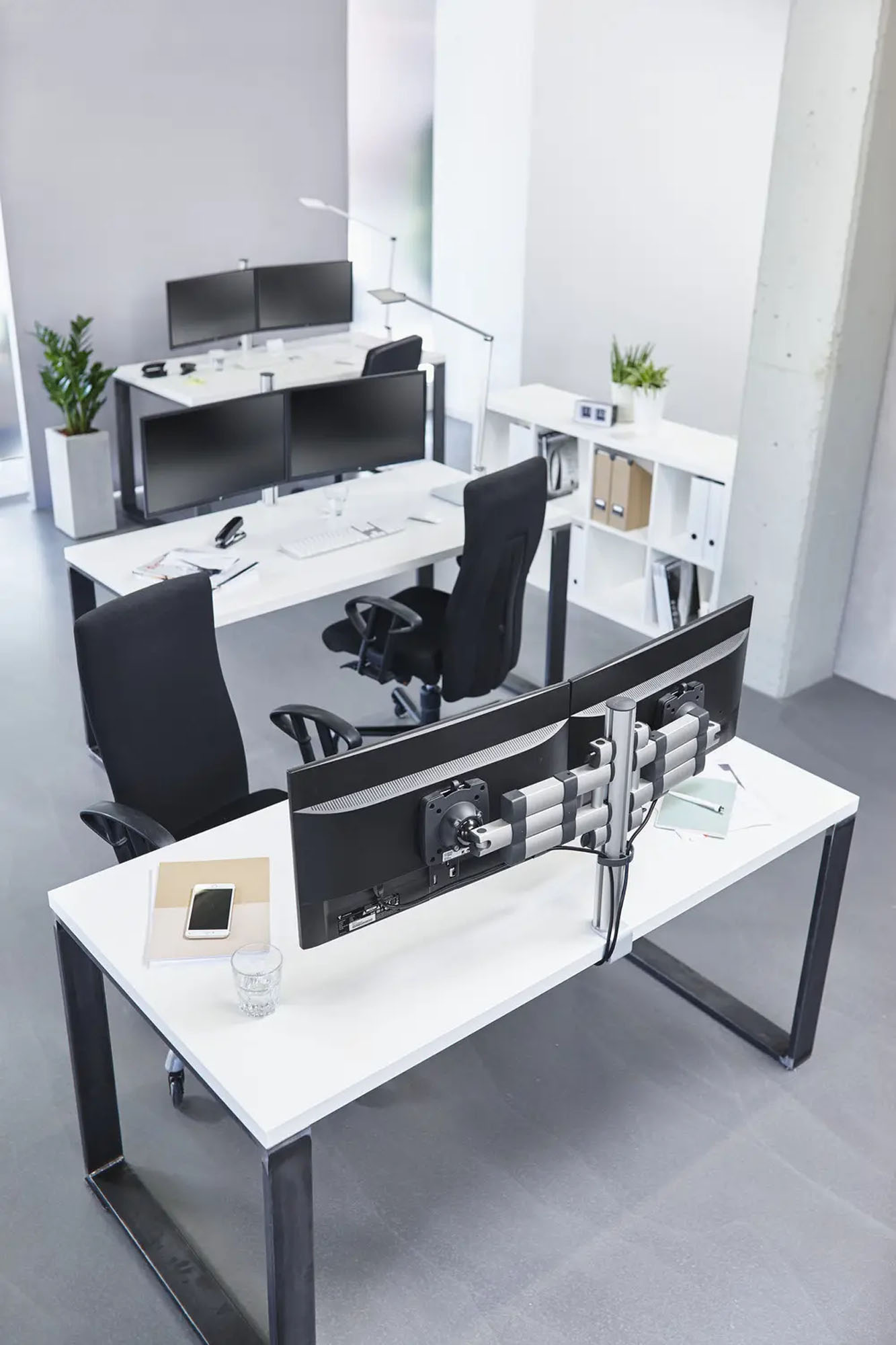 NOVUS Monitorhalterung 6 Monitore TSS Sextett Teleskop, Silber