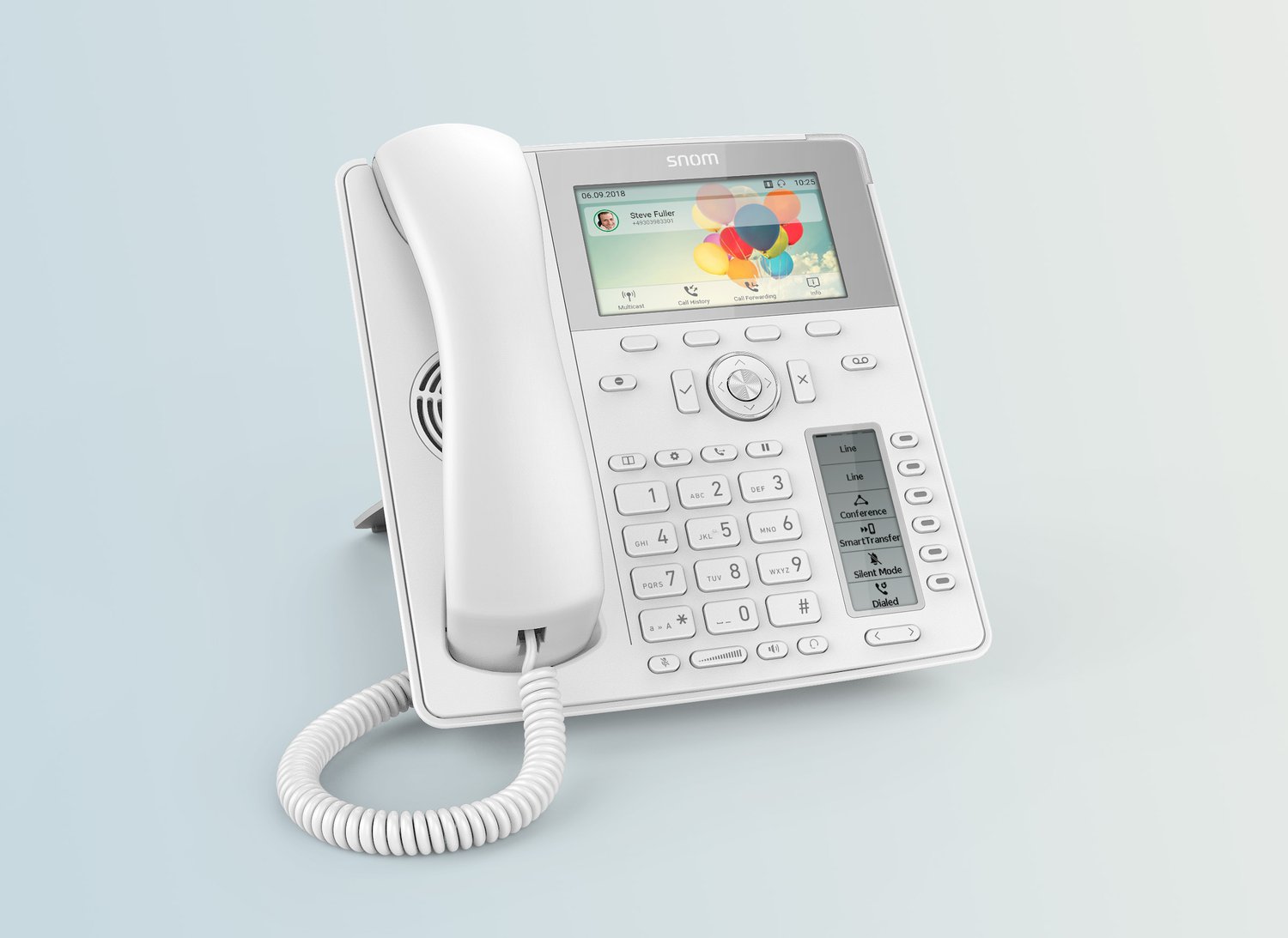 SNOM D785 - Tischtelefon Weiß