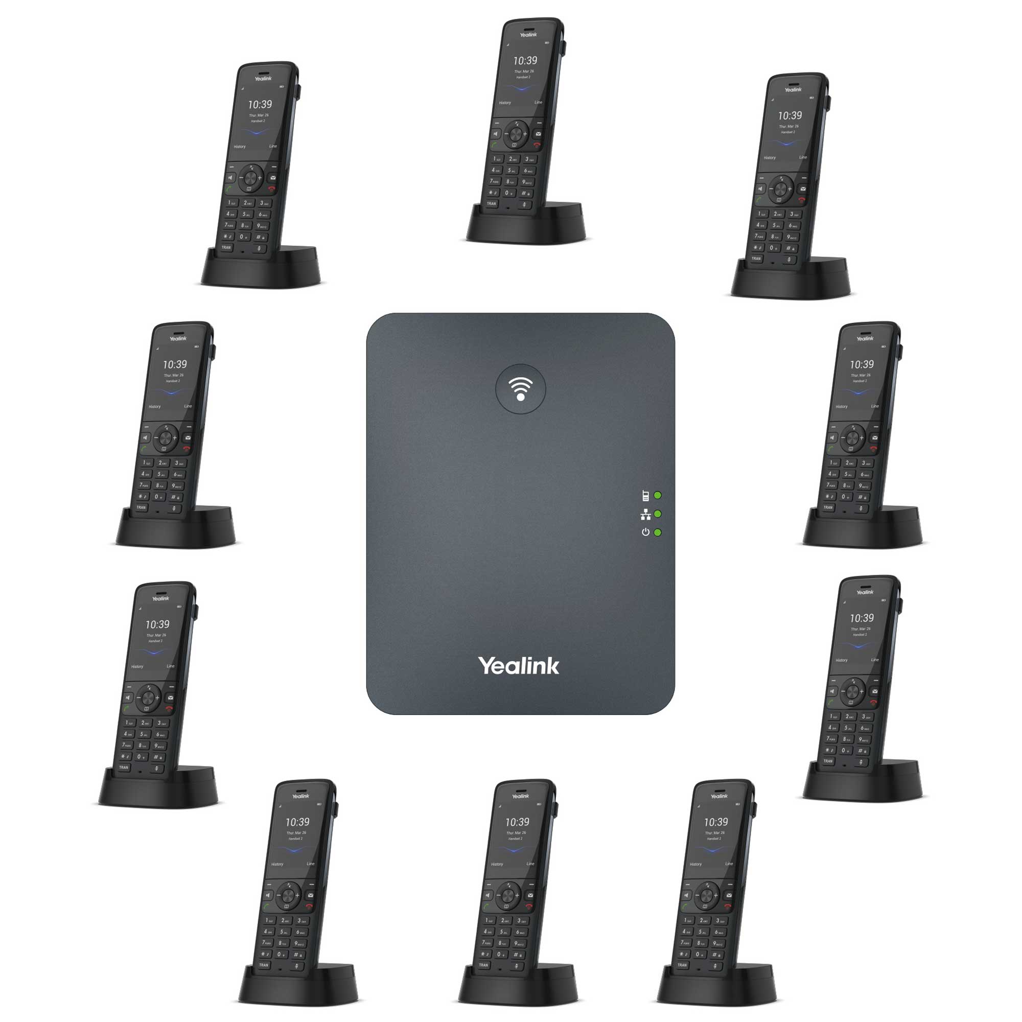 Yealink W78P - Bundle aus W78H Mobiltelefon + Basis W70B