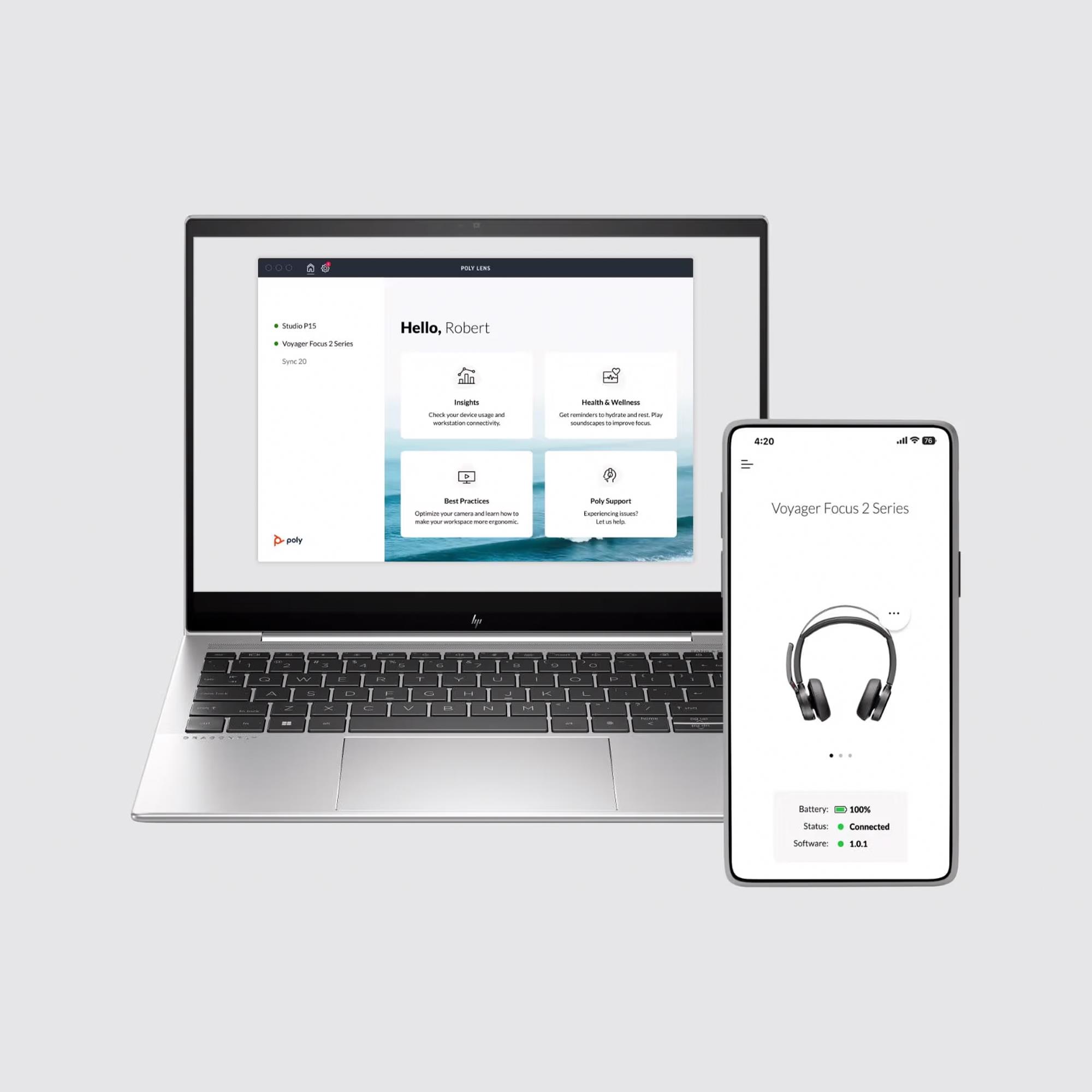Poly Studio R30 All-in-One Plug-&-Play Videokonferenzsystem für kleine Teams