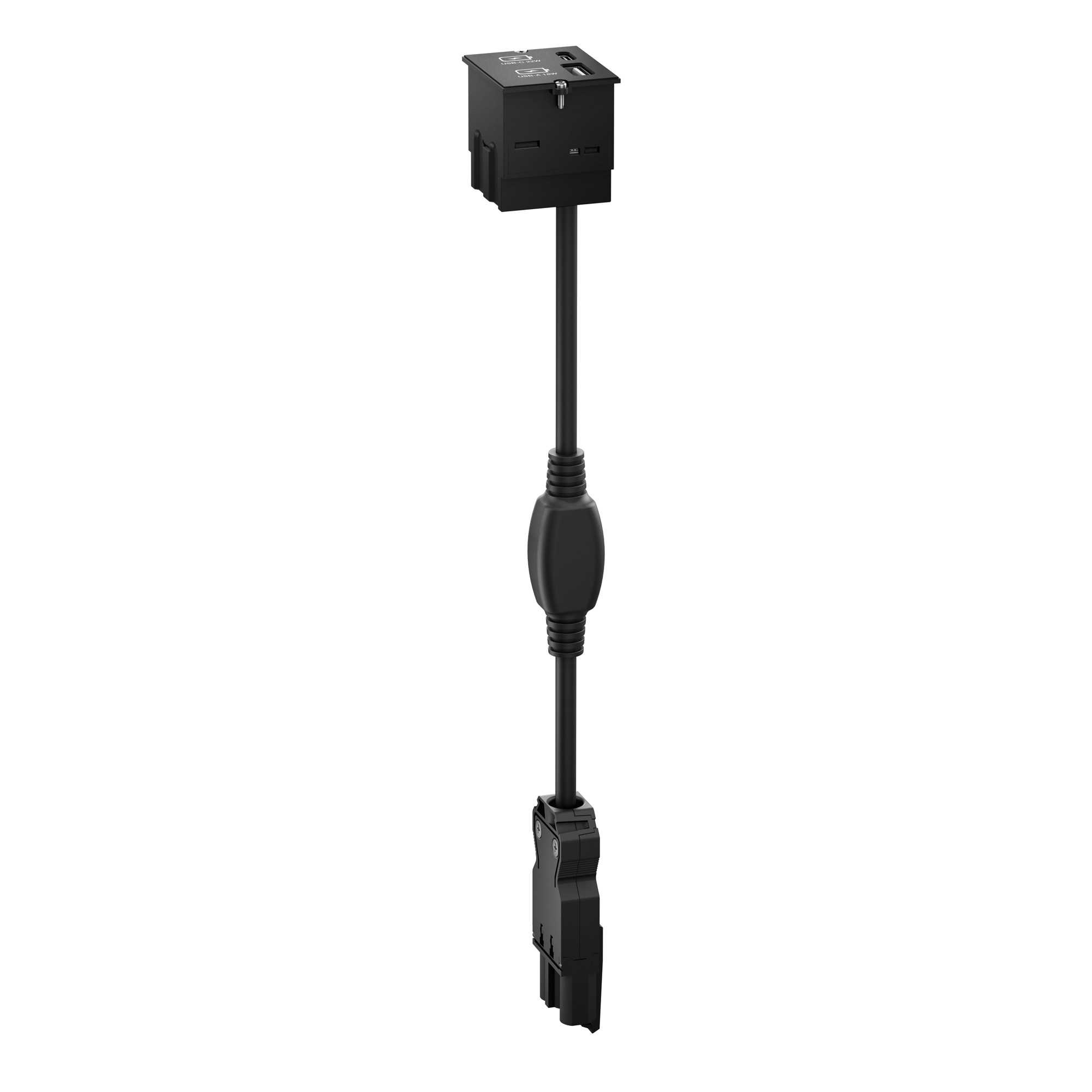 BACHMANN Custom Modul USB-A&C Charger - schwarz