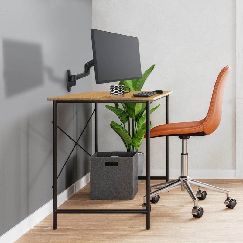 Ergotron LX Monitor Arm in Schwarz - Wandhalterung