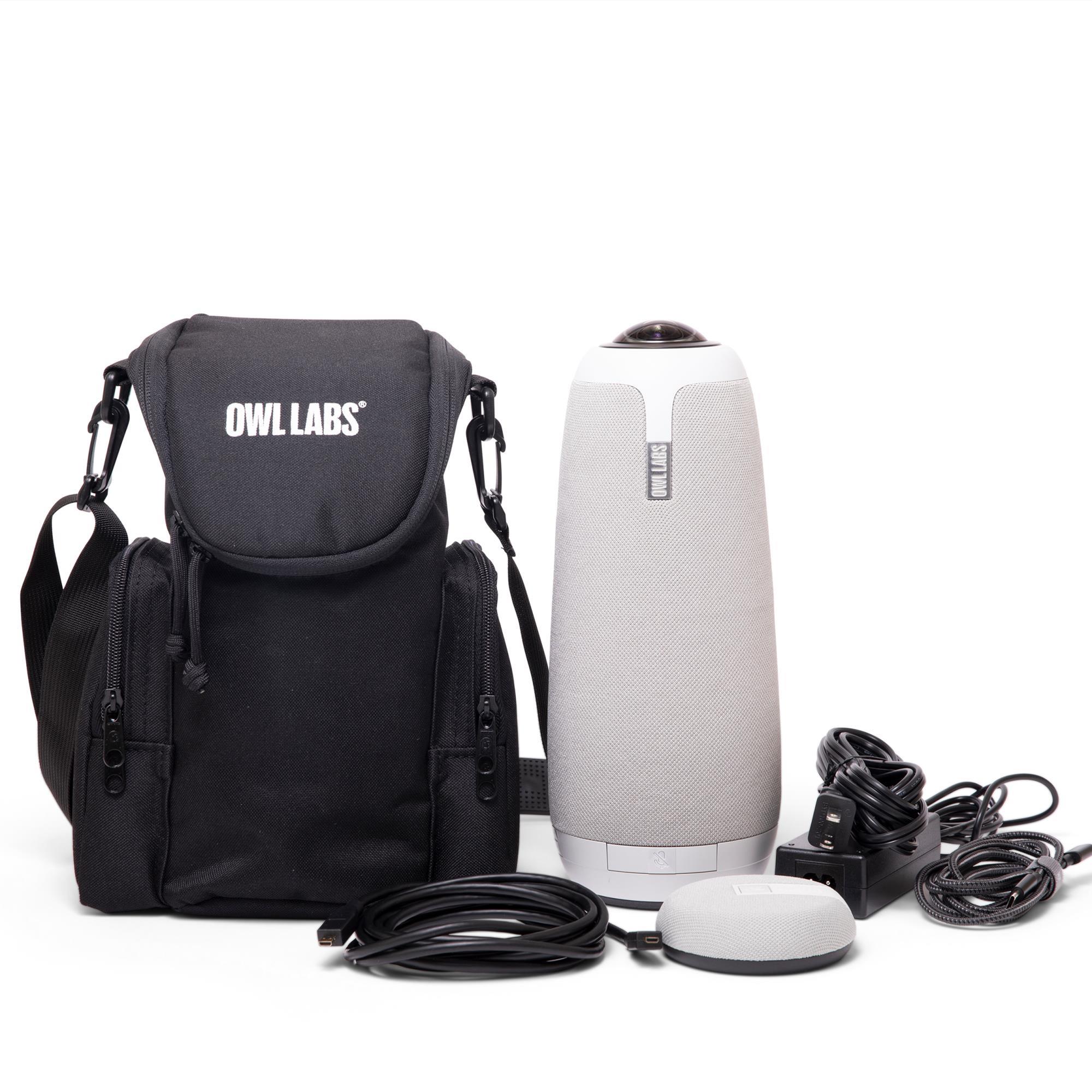 Meeting Owl 3 Videokonferenzsystem Bundle (Meeting Owl 3, Tasche, Stativ, Zusatzmikrofon)
