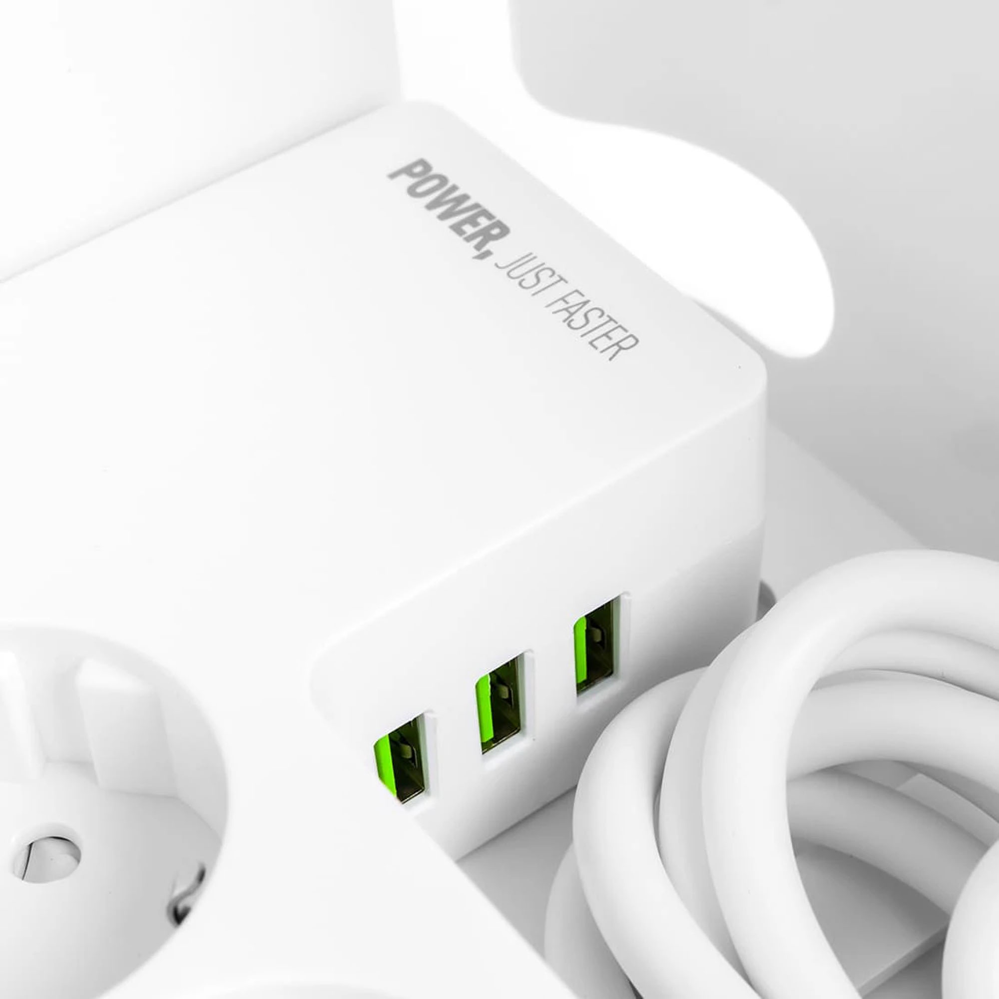 Spacetronik Kabelbox mit Steckdose