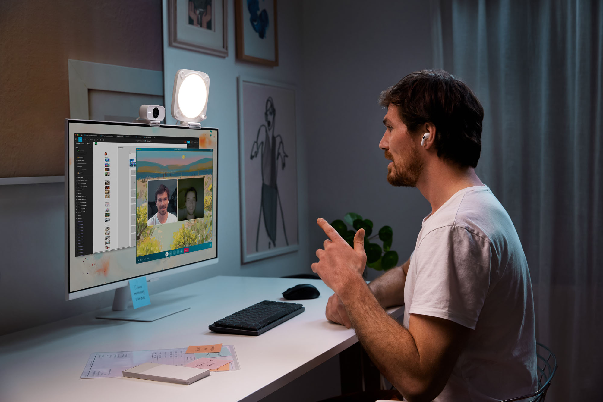 ELGATO Key Light Neo | USB Klemmlicht für Videokonferenzen