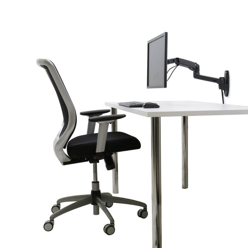 Ergotron LX Monitor Arm in Schwarz - Wandhalterung
