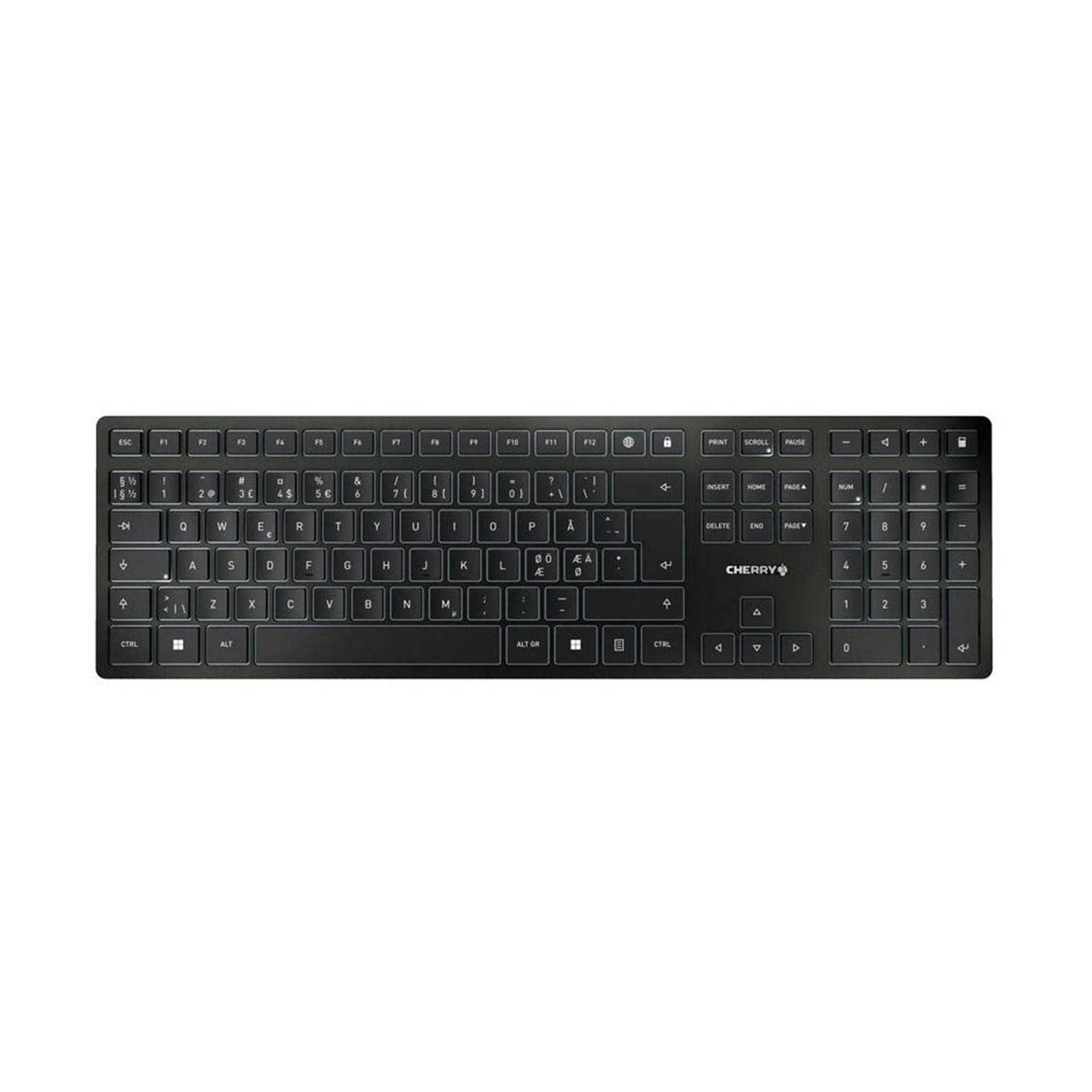 CHERRY KW 9100 SLIM Tastatur kabellos (Schwarz)