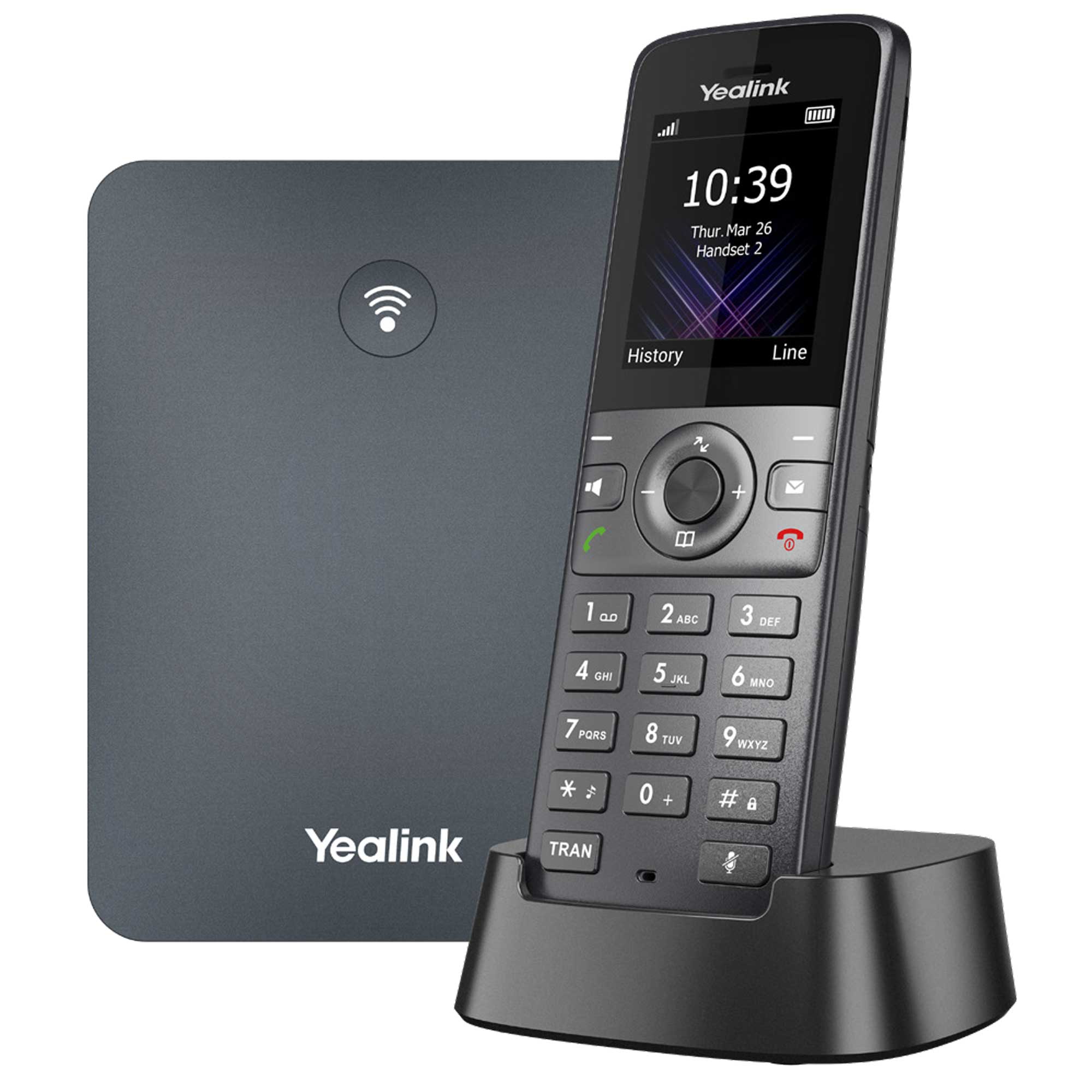 Yealink W74P - Bundle aus W74H Mobiltelefon + Basis W70B