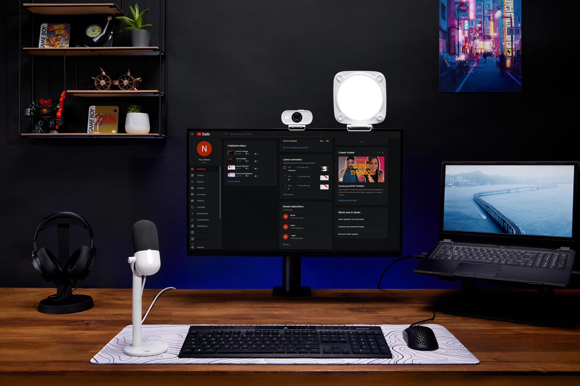 ELGATO Key Light Neo | USB Klemmlicht für Videokonferenzen