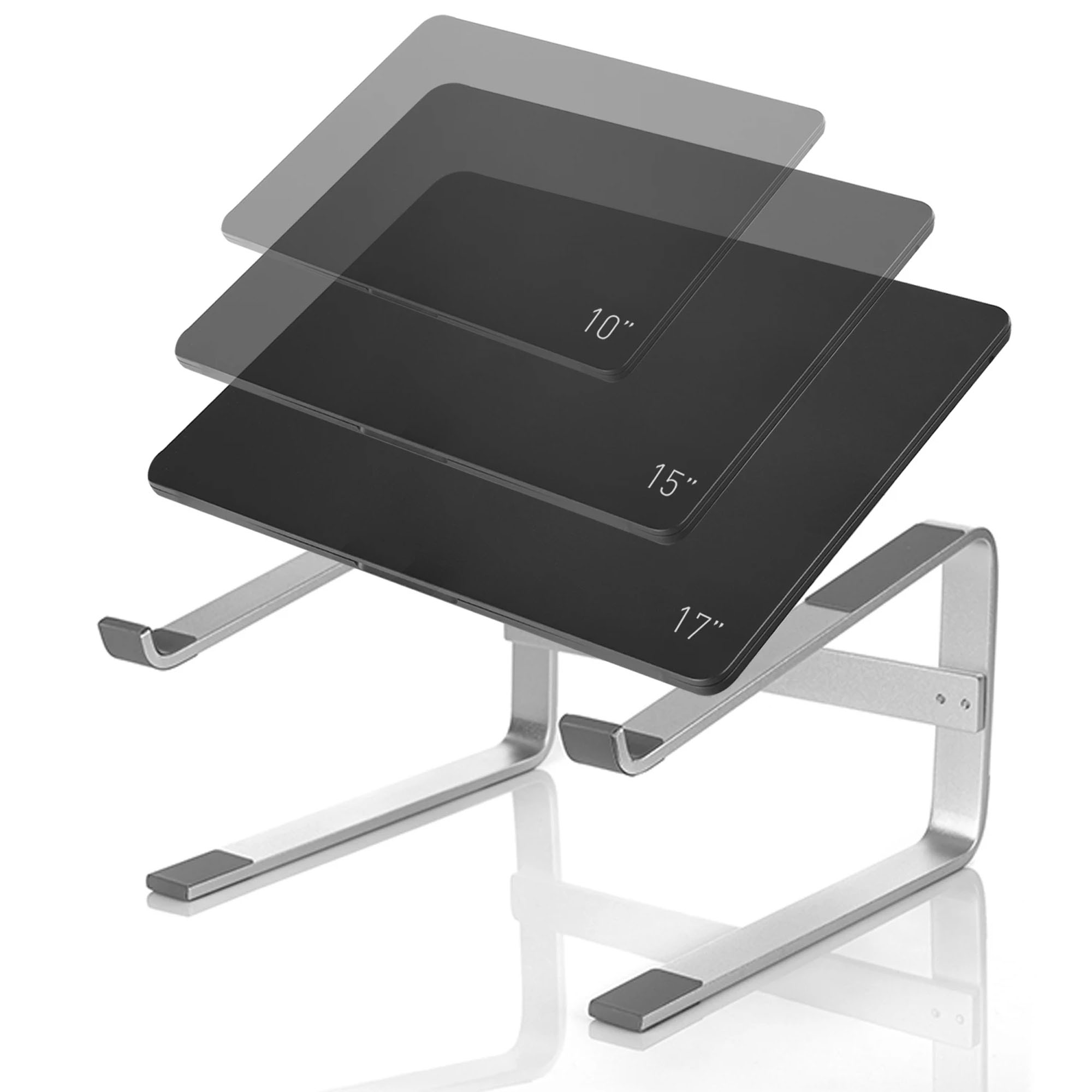Spacetronik Laptoperhöhung Silber
