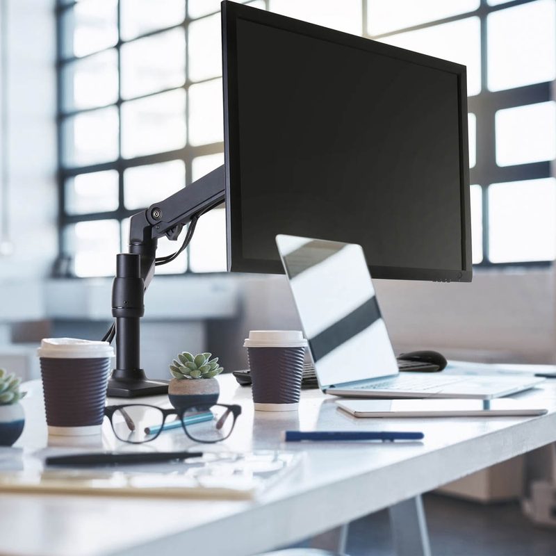 Ergotron LX Monitor Arm, Tischhalterung für 1 Monitor bis 11,3 kg - schwarz