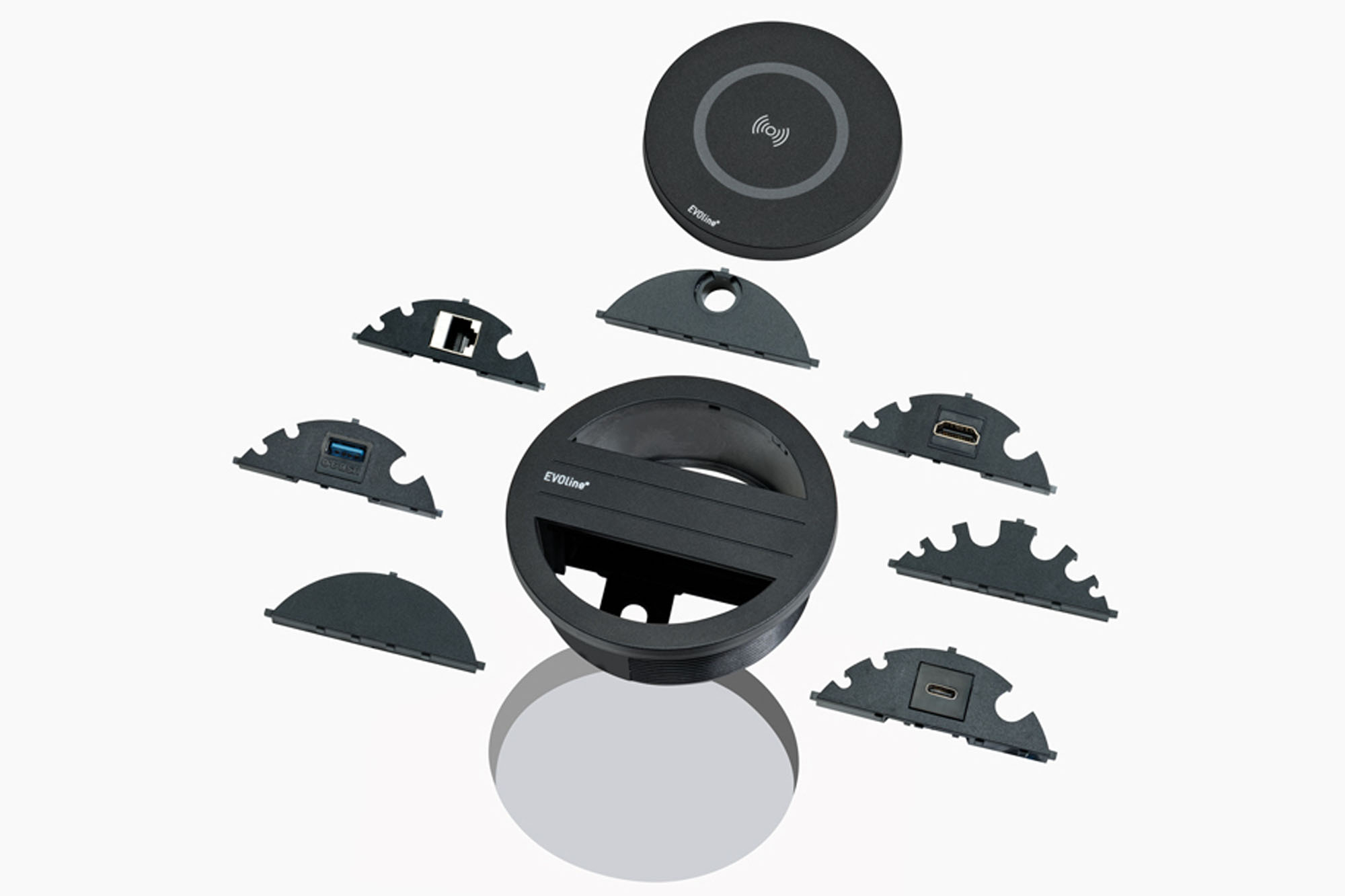 EVOline Circle 80 Access Einbaumodul (konfigurierbar)