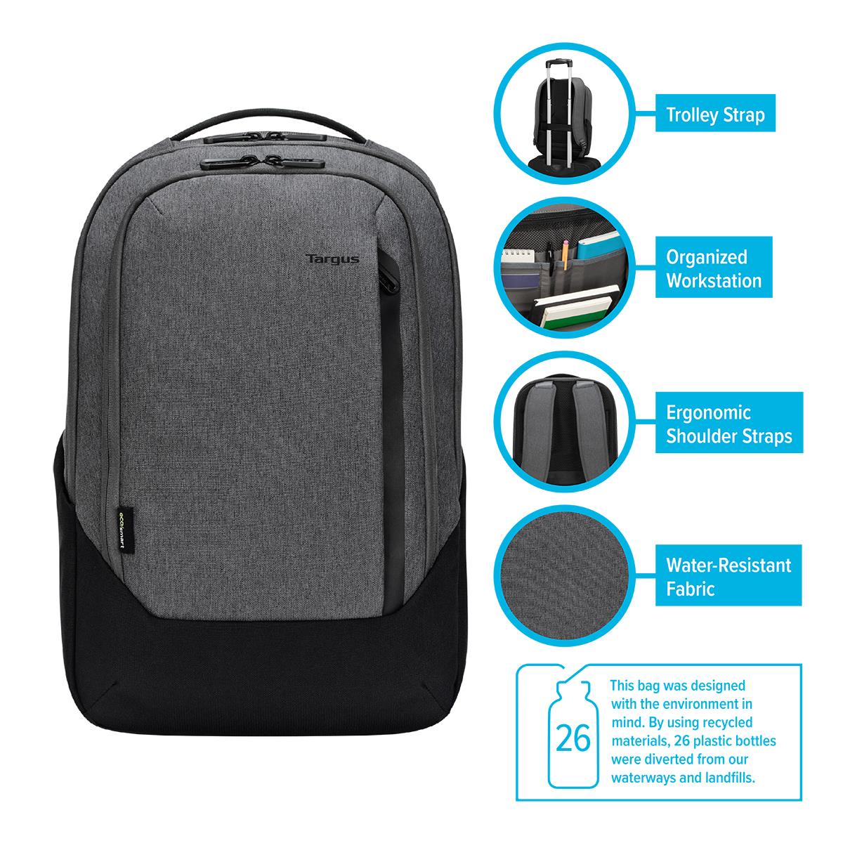 TARGUS Cypress Eco Rucksack für 15.6'' Laptops - Grau