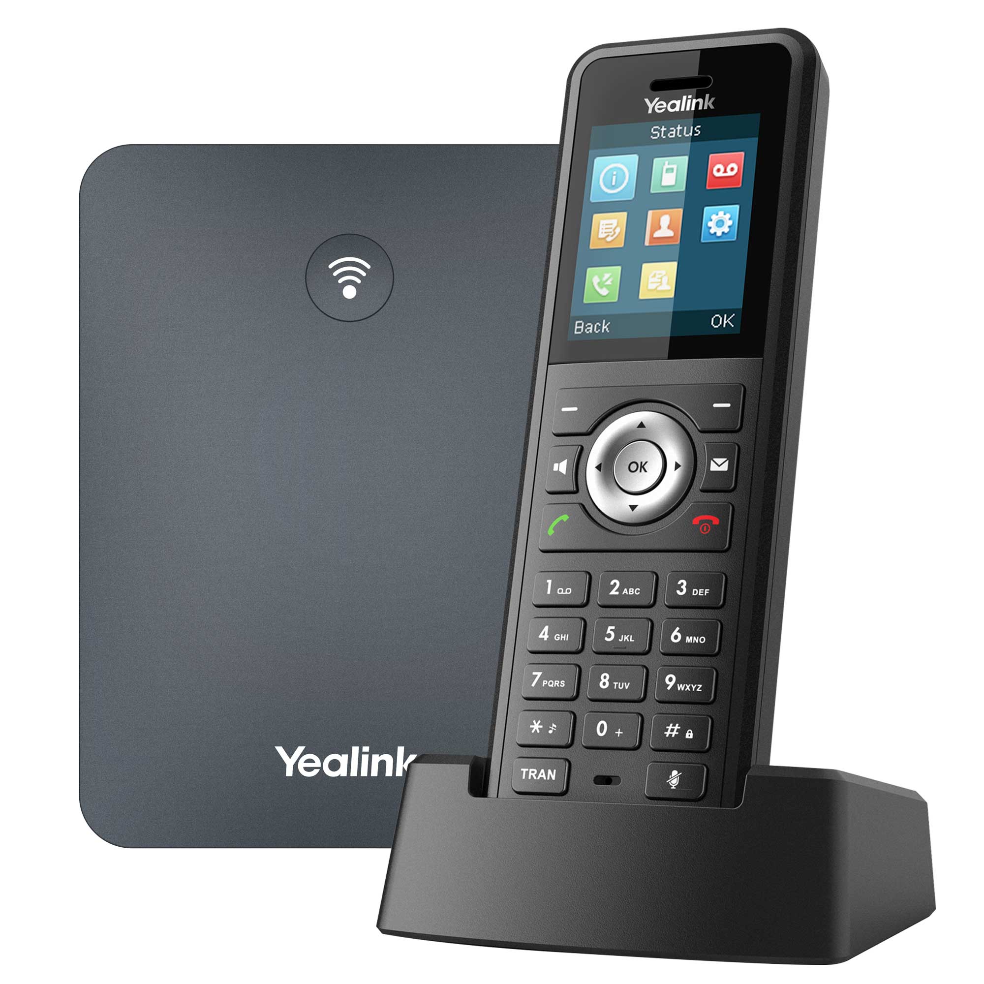 Yealink W79P - Bundle aus W59R Mobiltelefon + Basis W70B