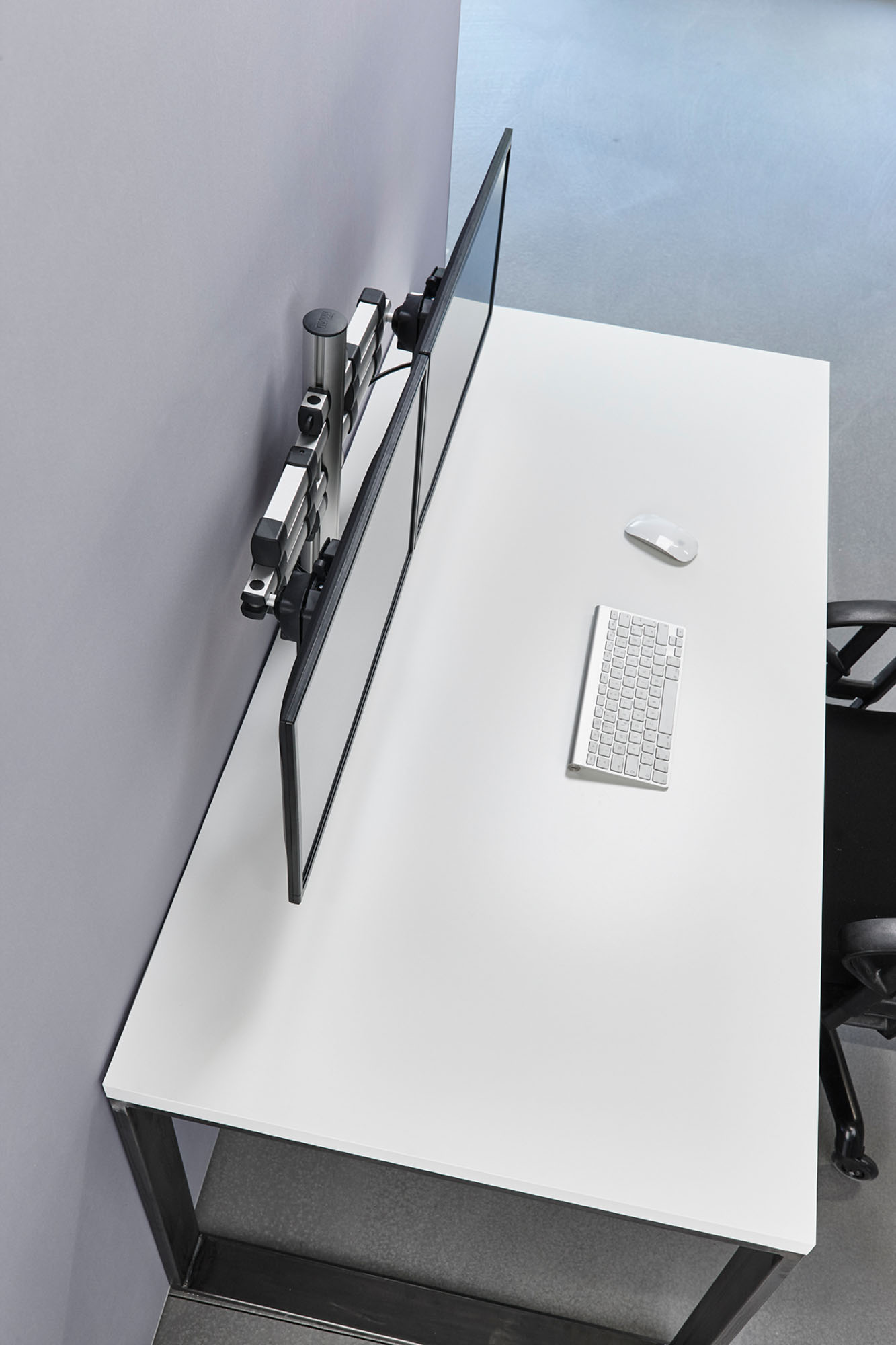 NOVUS Monitorhalterung 2 Monitore TSS Duo Teleskop, Silber