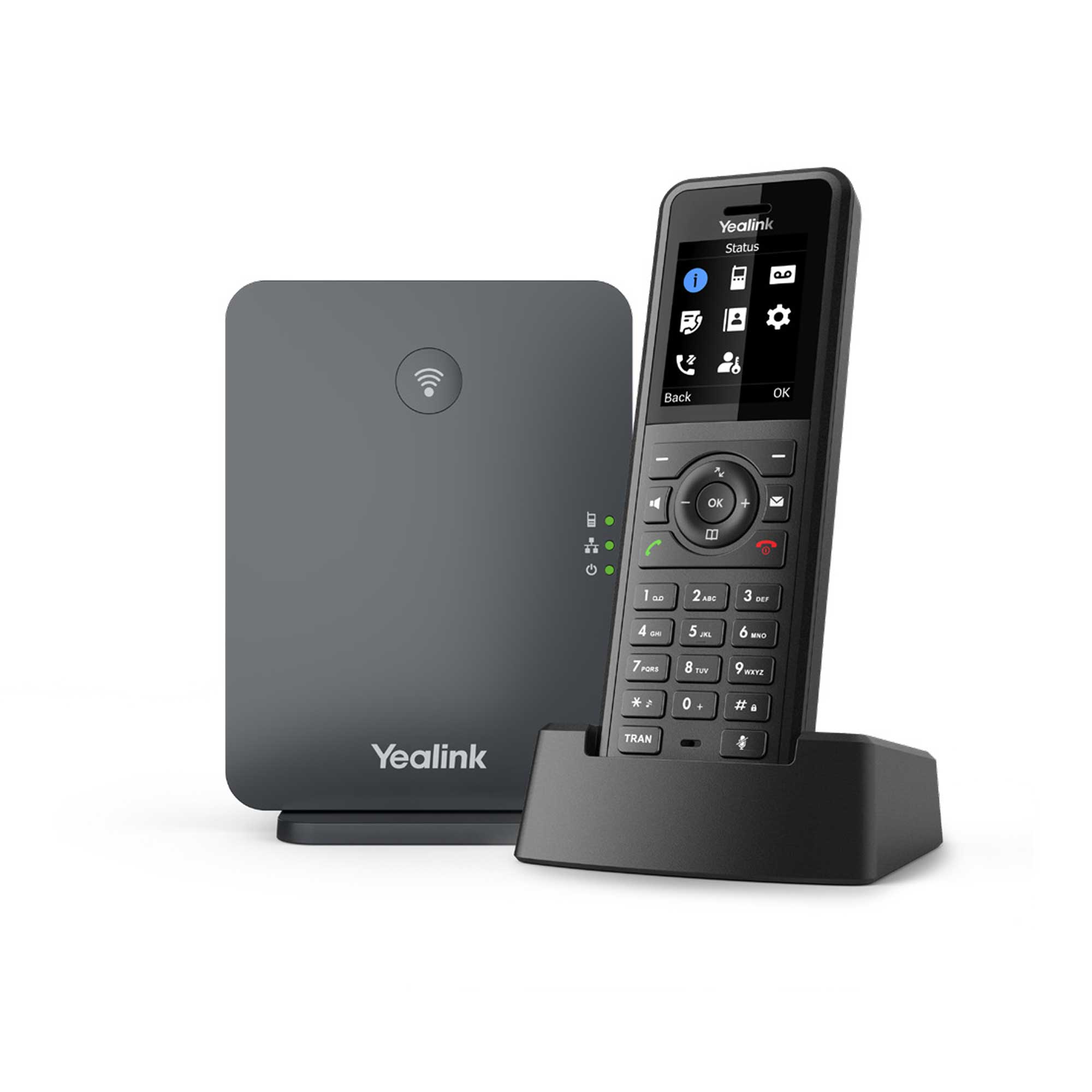 Yealink W77P - Bundle aus W57R Mobiltelefon + Basis W70B