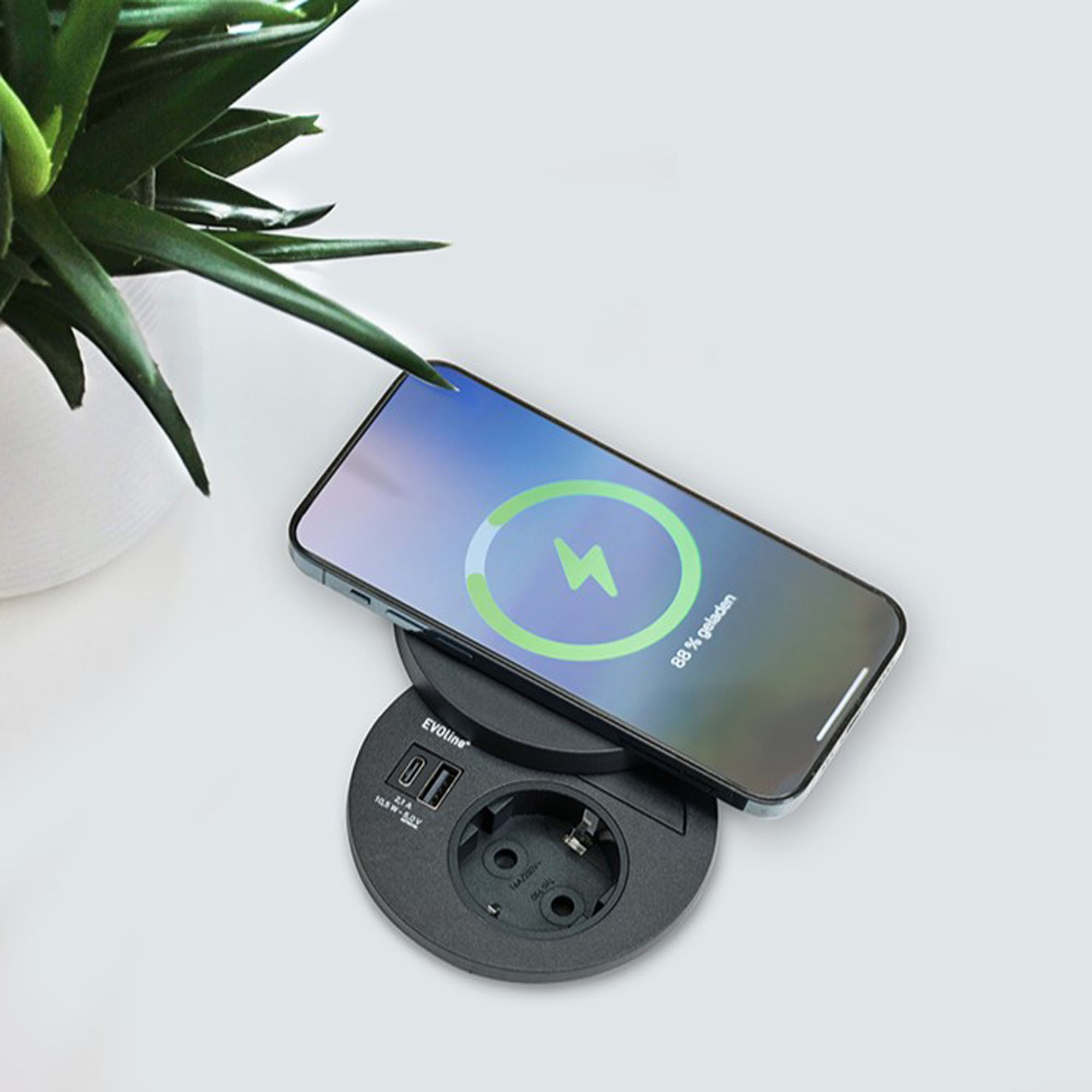 EVOline Circle 80 DisQ Deckel mit Netzteil - kompatibel mit Circle 80 & Access