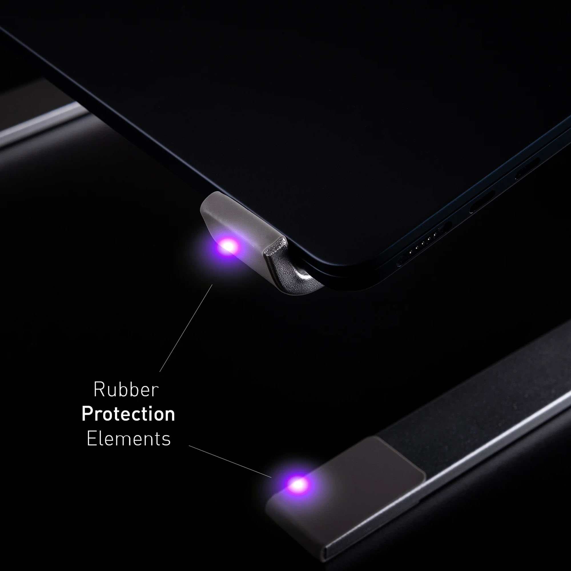 Spacetronik Laptoperhöhung Silber