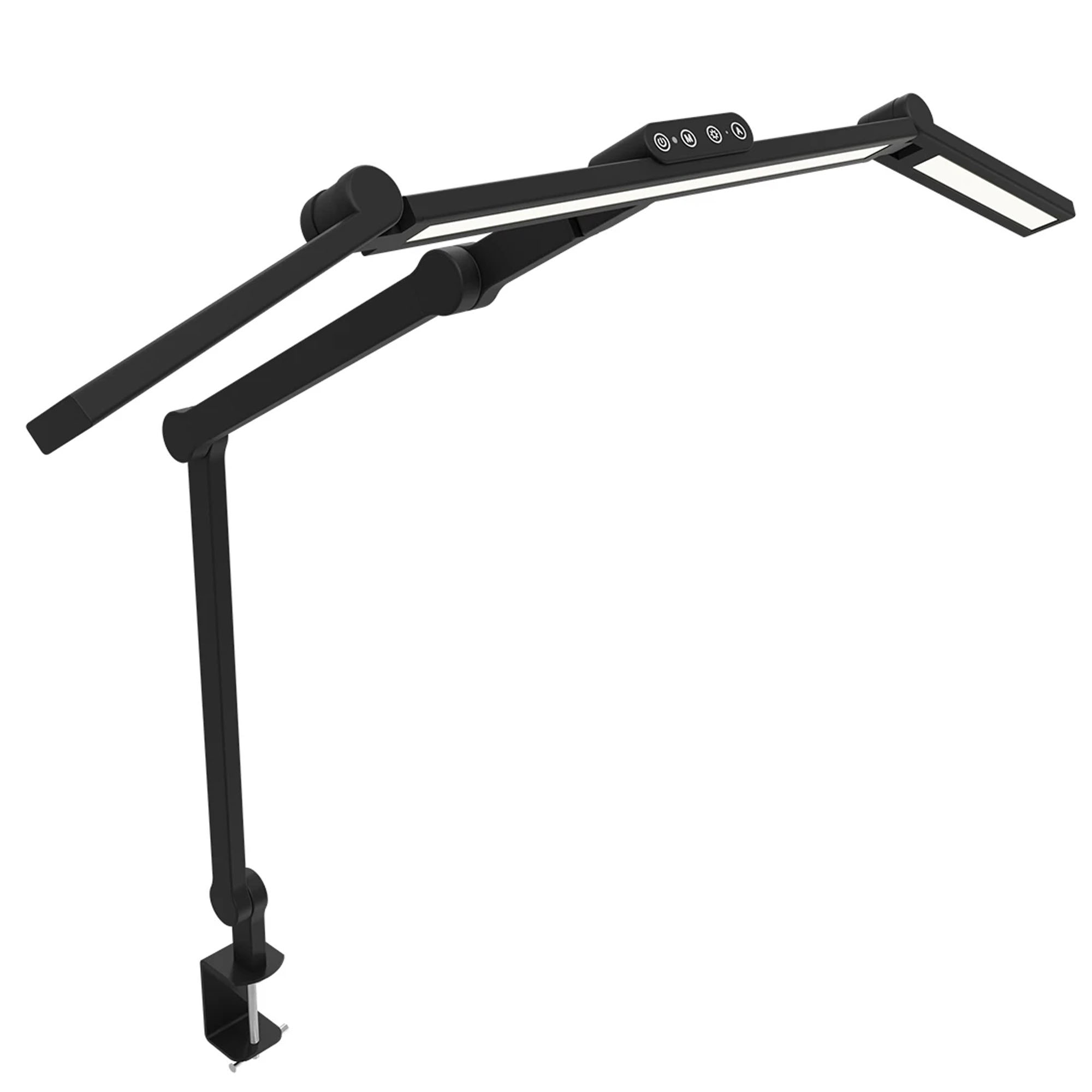 Schattenlose LED Schreibtischlampe mit Tischklemme für Büro & Home Office (717 mm)