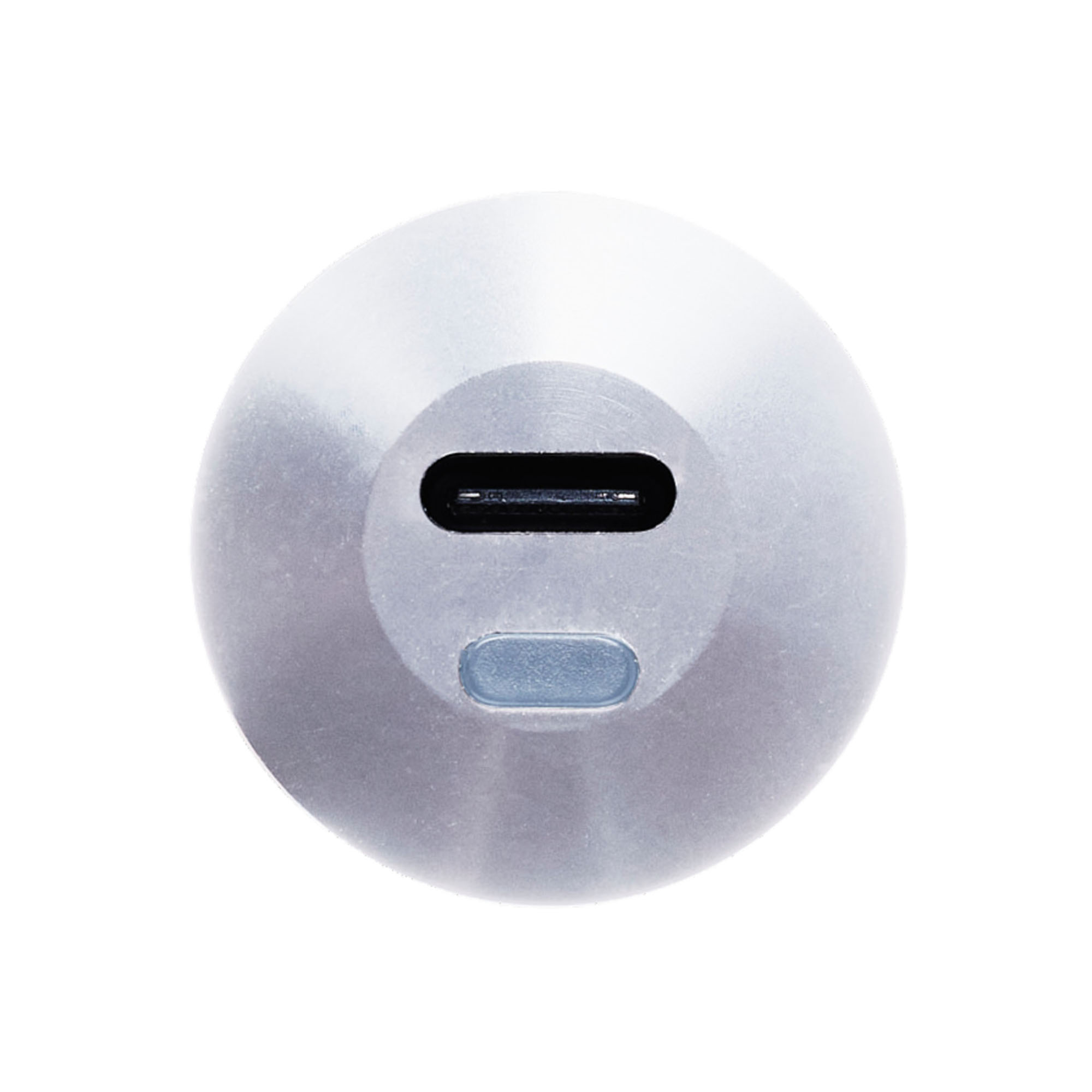 OCHNO Socket mit integriertem LED Taster - silber