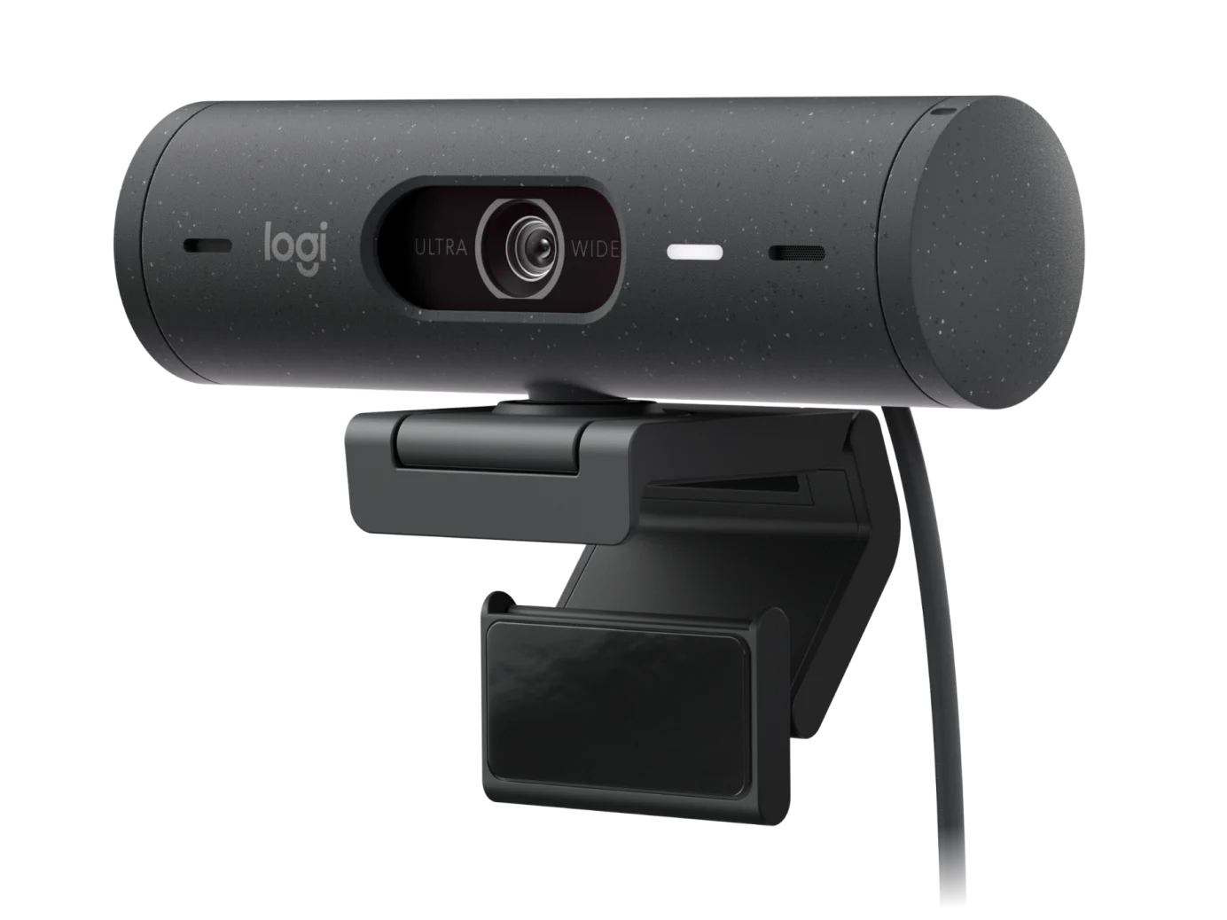 LOGITECH BRIO 500 WEBCAM Full-HD-Webcam mit 1080p und Automatischer Belichtungskorrektur Graphit