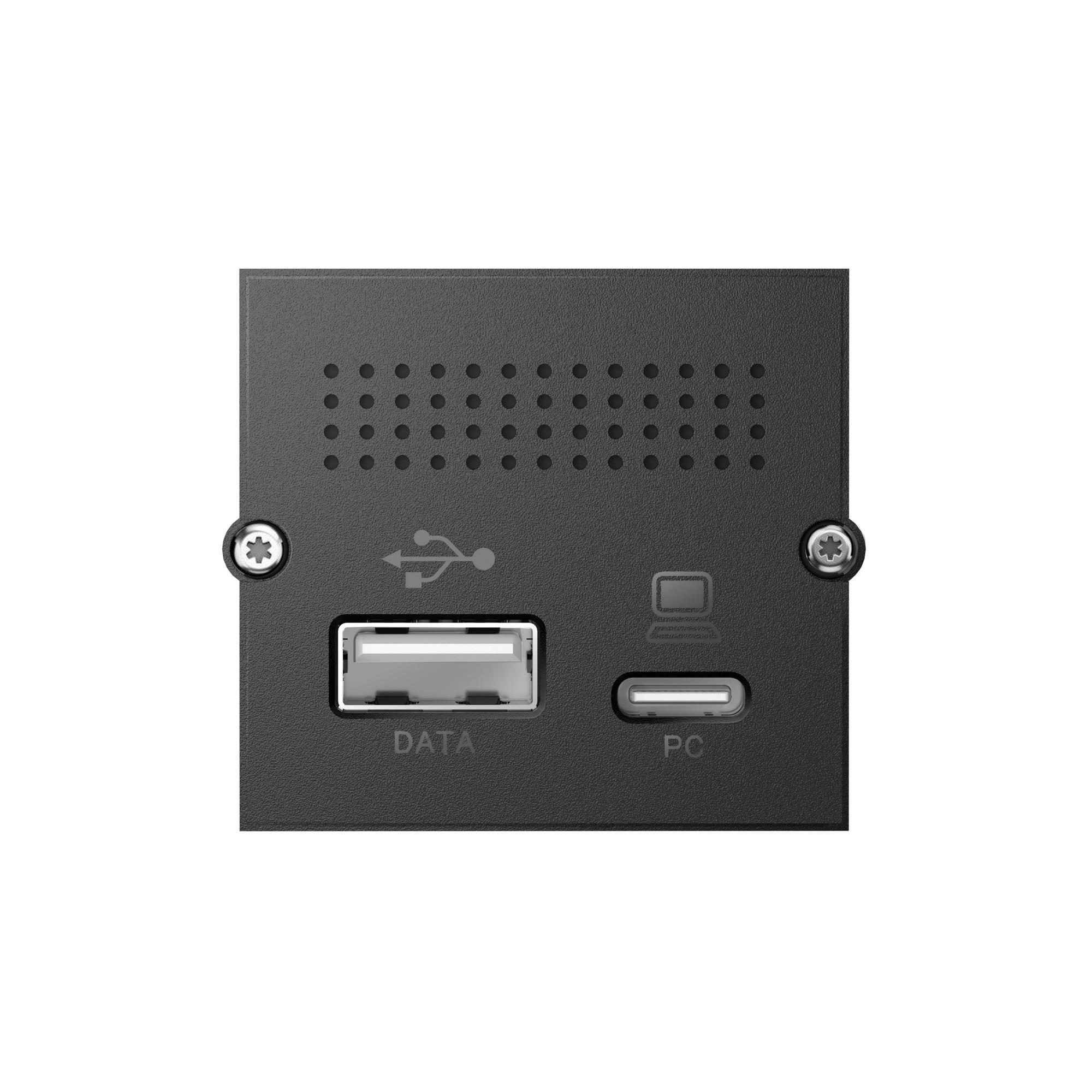 BACHMANN Custom Modul "Mini Port-Replikator" ohne Anschlusskabel | 3-in-1: Laden, Internet, Bildschirm