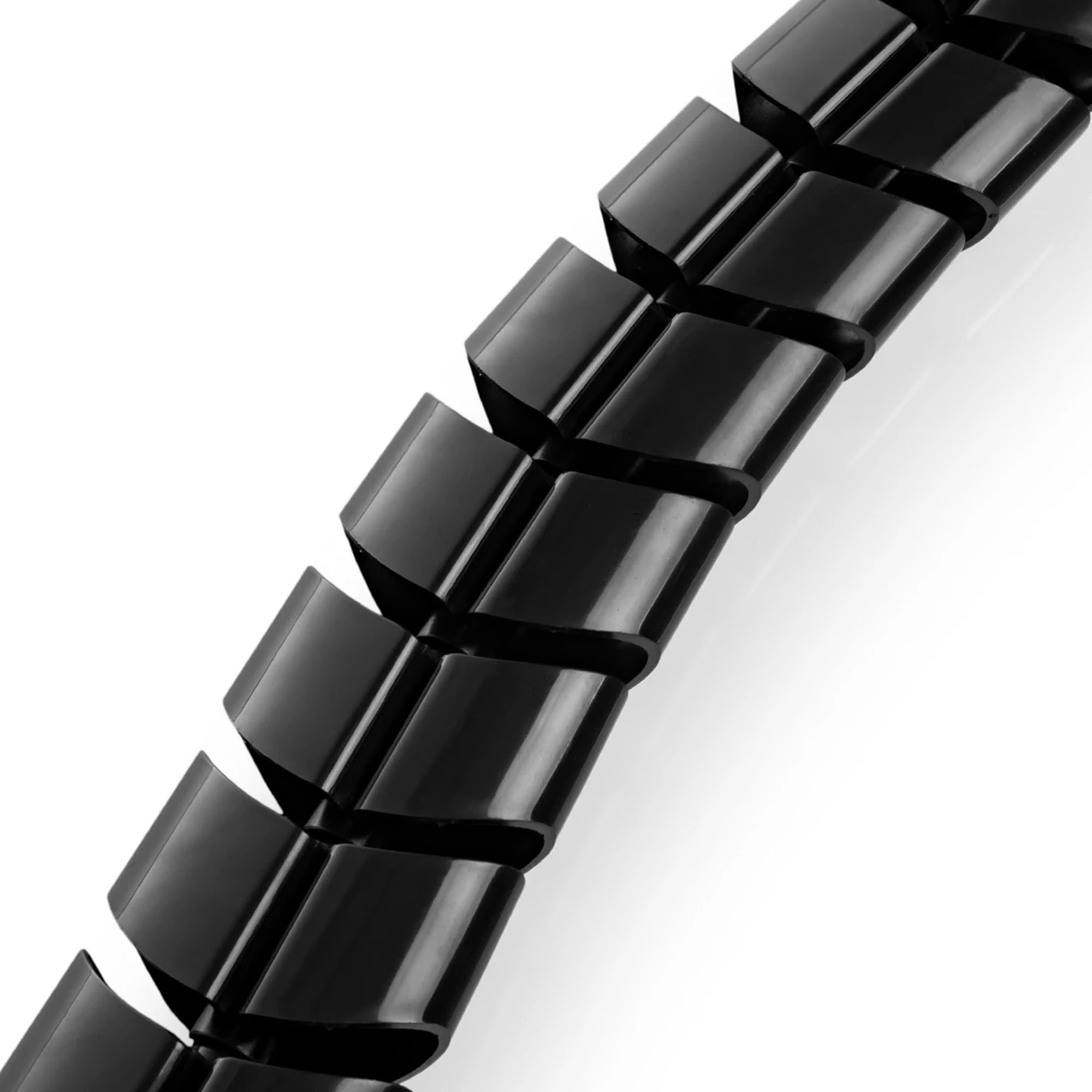 Spacetronik Kabelschlange 73 cm, rund Schwarz