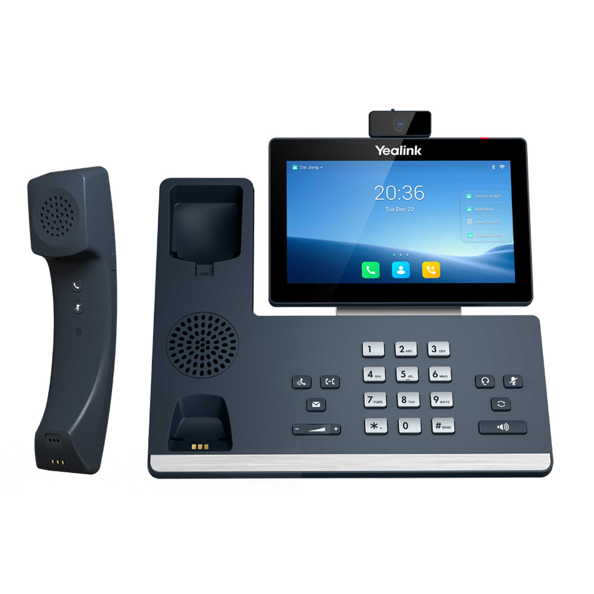 Yealink SIP-T58W PRO Schnurloses Tischtelefon mit Kamera SIP-PHONE T5 SERIES