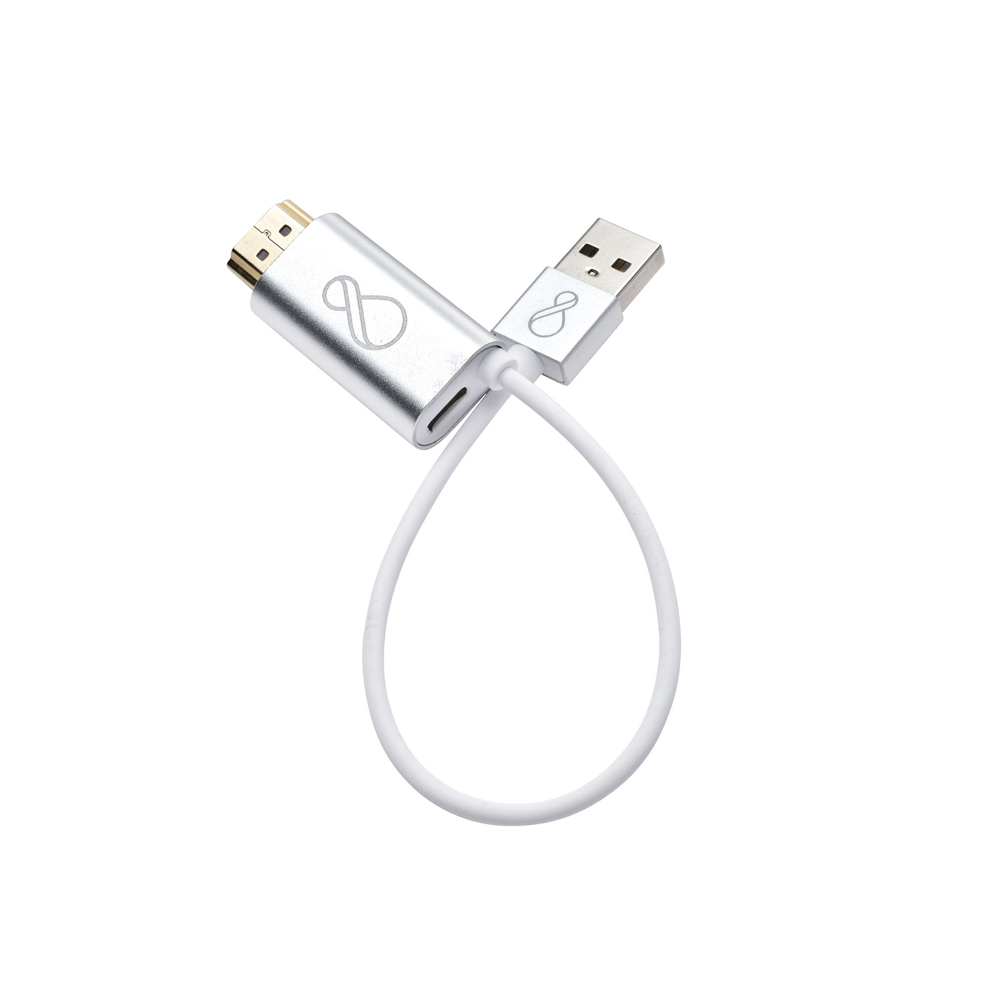 OCHNO Adapter HDMI und USB-A 2.0 Eingang auf USB-C Ausgang