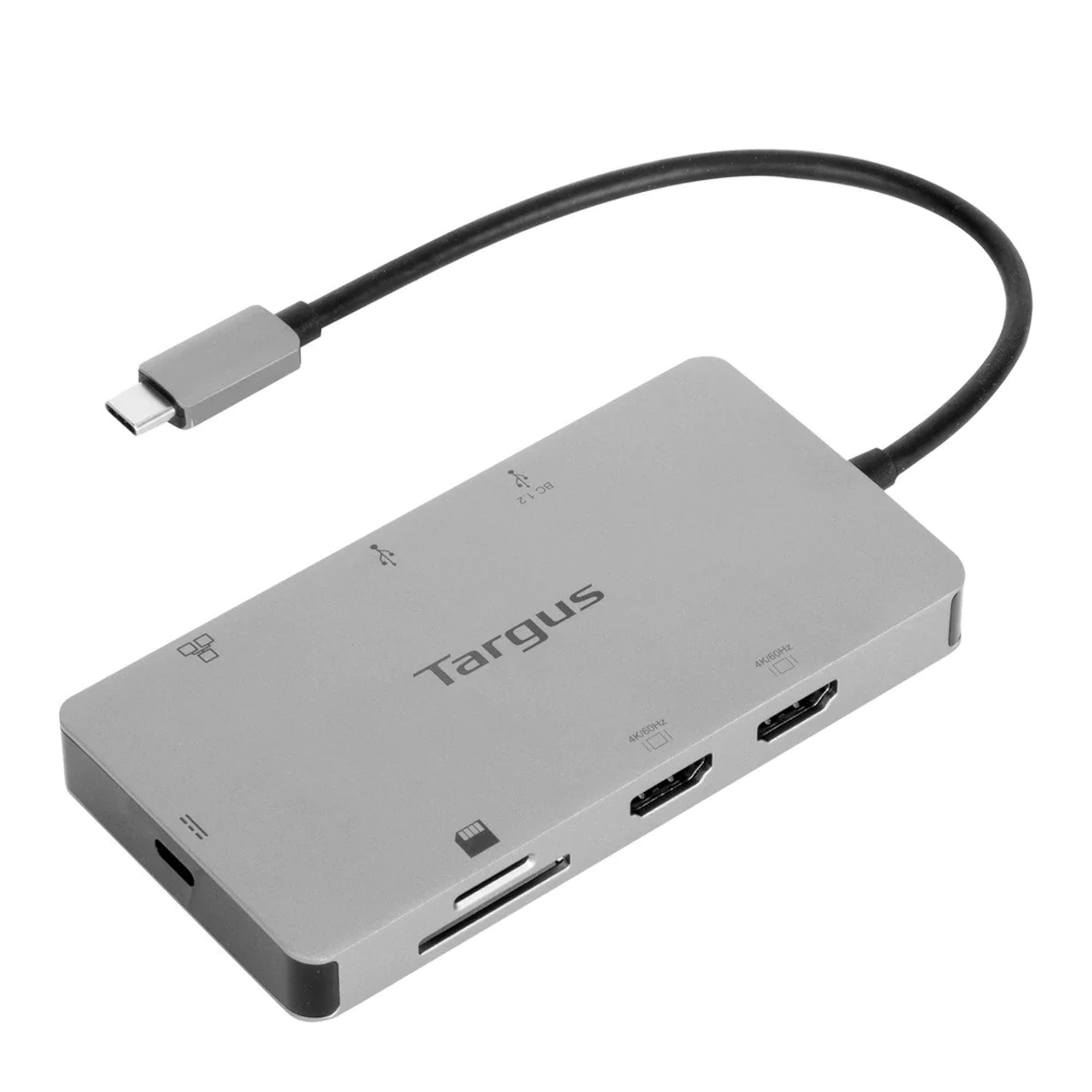 TARGUS USB-C Dual HDMI 4K-Dockingstation für 1-2 Monitore und 100 W PD Pass-Through-Laden
