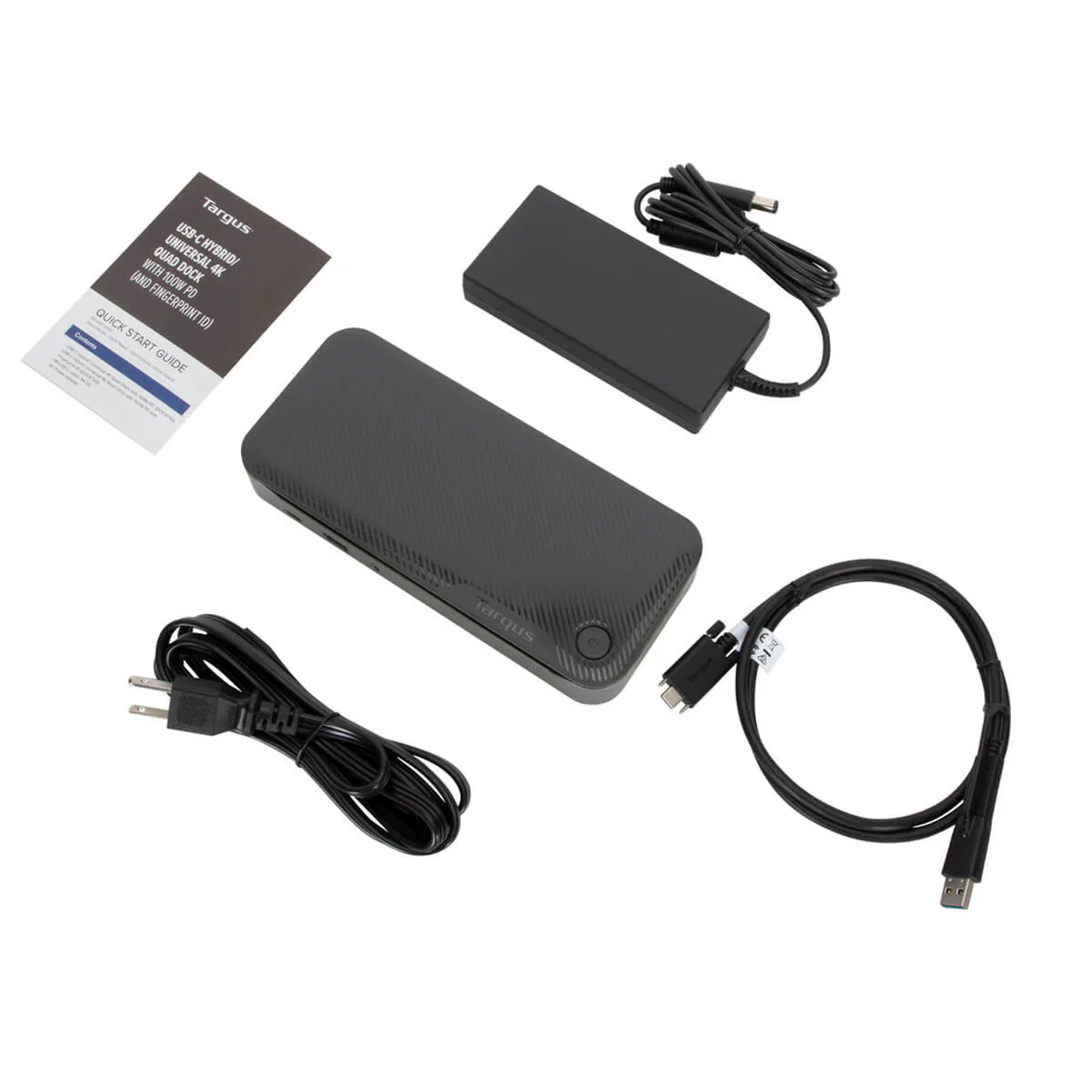 TARGUS Hybrid Quad 4K Dockingstation für 1-4 Monitore und 100 W Pass-Through-Ladefunktion