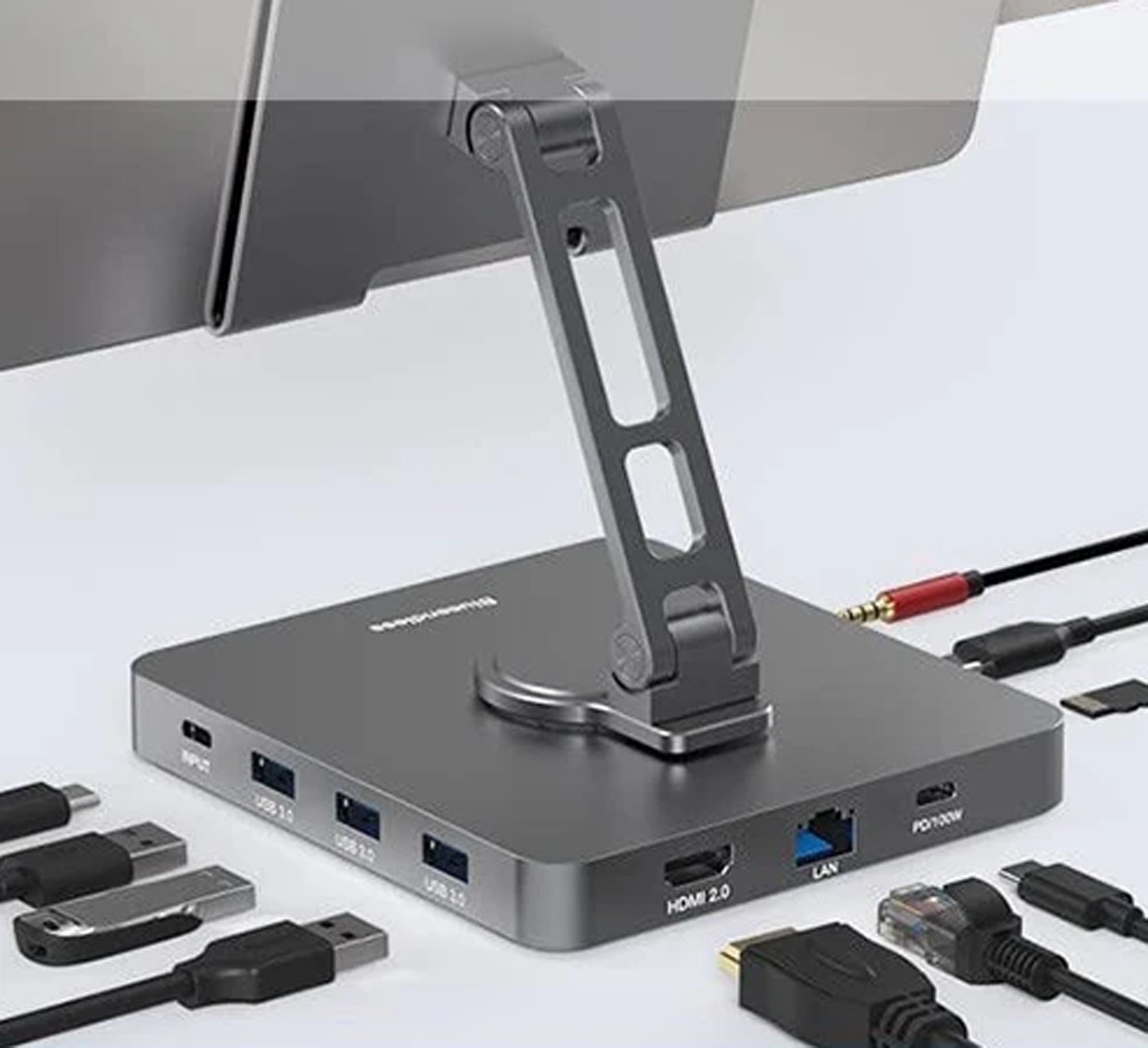 Spacetronik Tablet-Ständer mit Dockingstation
