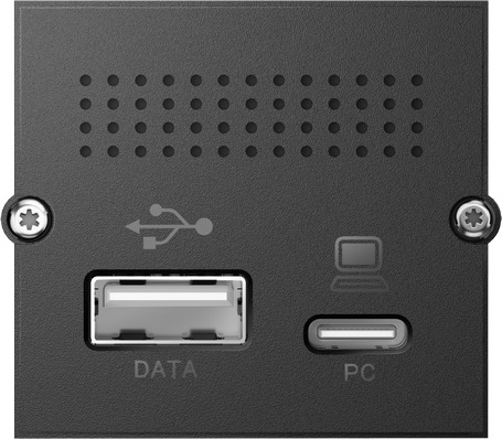 BACHMANN Custom Modul "Mini Port-Replikator" mit Anschlusskabel | 3-in-1: Laden, Internet, Bildschirm