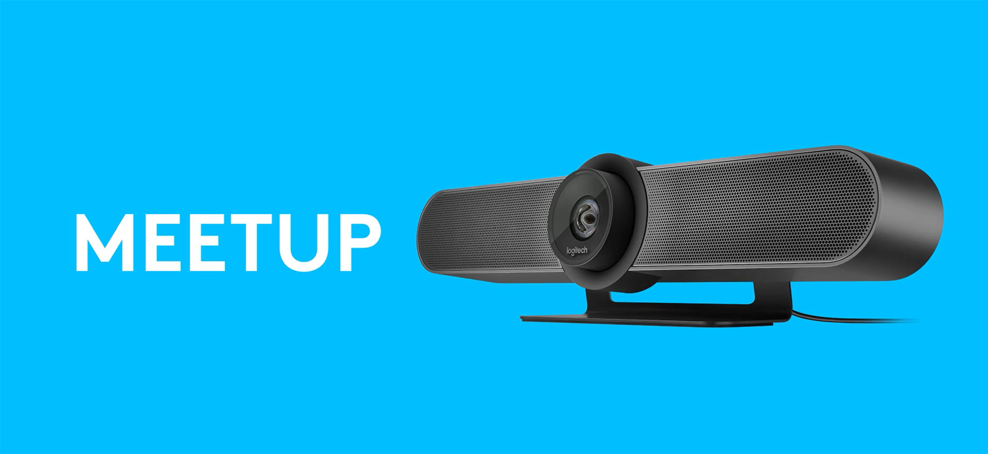 LOGITECH MEETUP Videokonferenzsystem für 6 Sitzplätze (8 Sitzplätze mit Zusatzmikrofon)