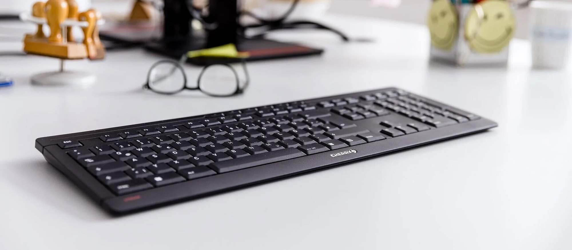 CHERRY STREAM Bluetooth Tastatur Schwarz