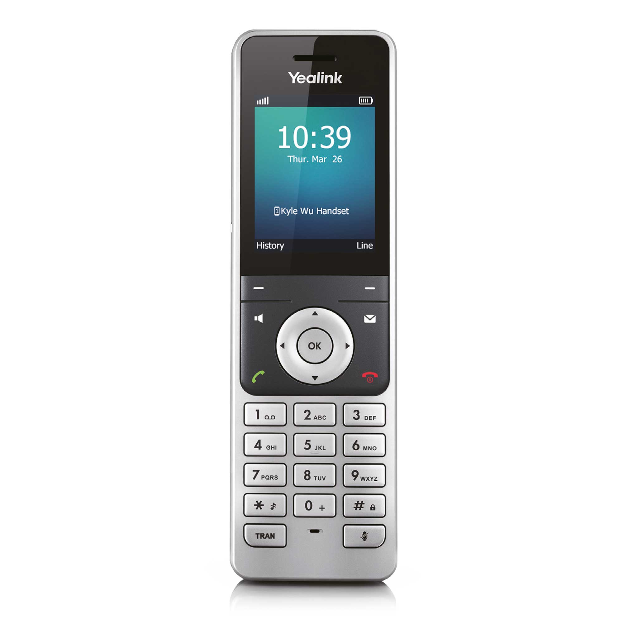 Yealink W76P - Bundle aus W56H Mobiltelefon + Basis W70B