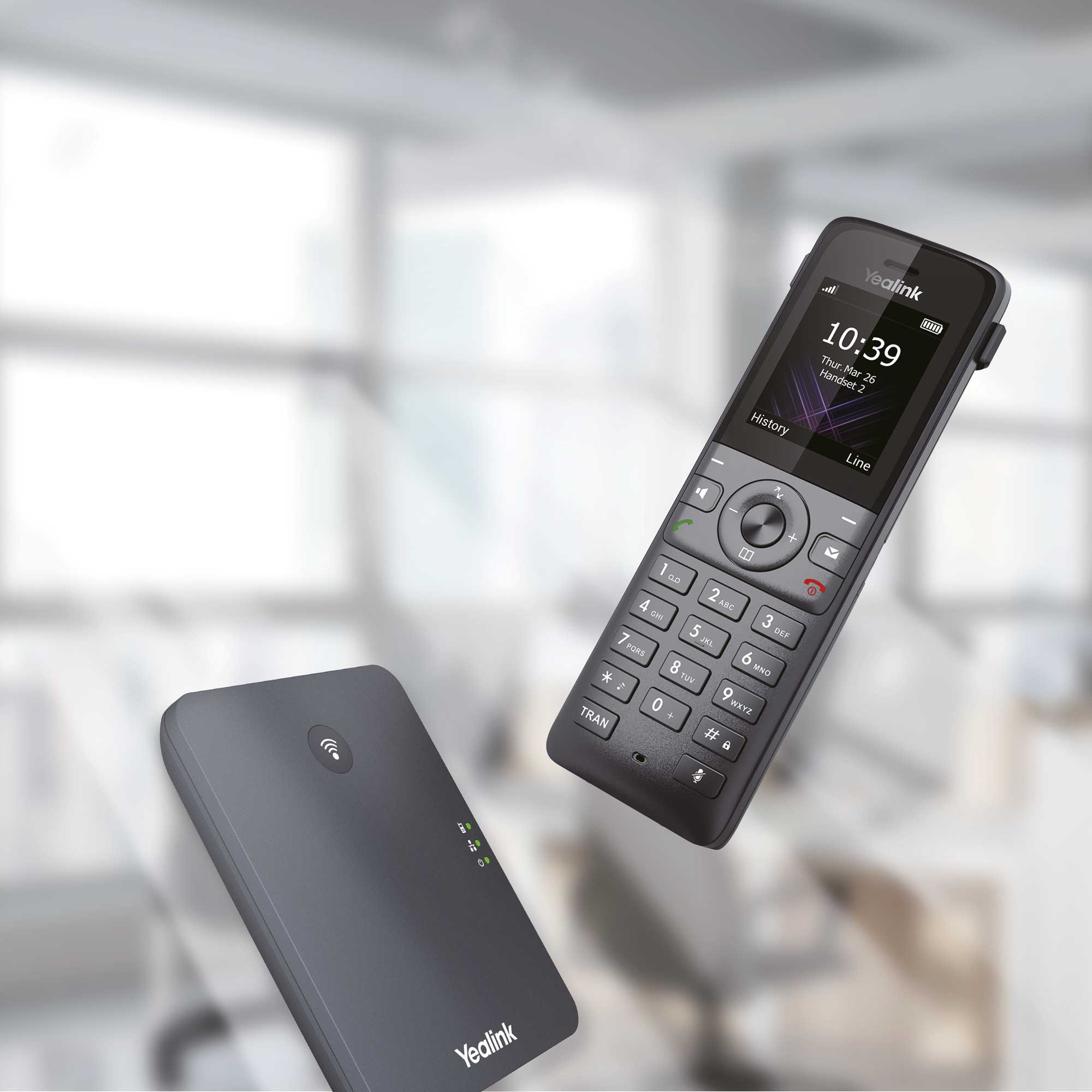 Yealink W73P - Bundle aus W73H Mobiltelefon + Basis W70B