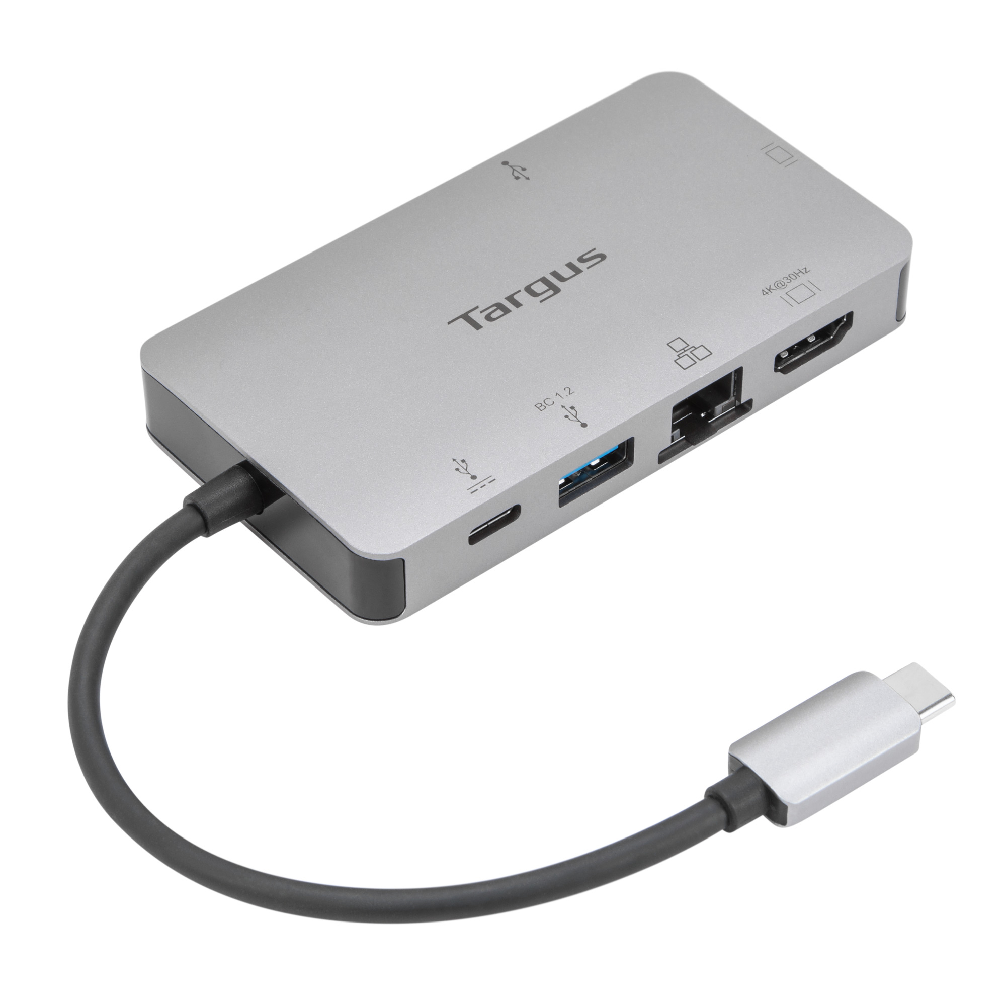 TARGUS USB-C DP Alt-Mode HDMI/VGA Dockingstation für 1 Monitor und 100 W PD Pass-Trough-Ladefunktion