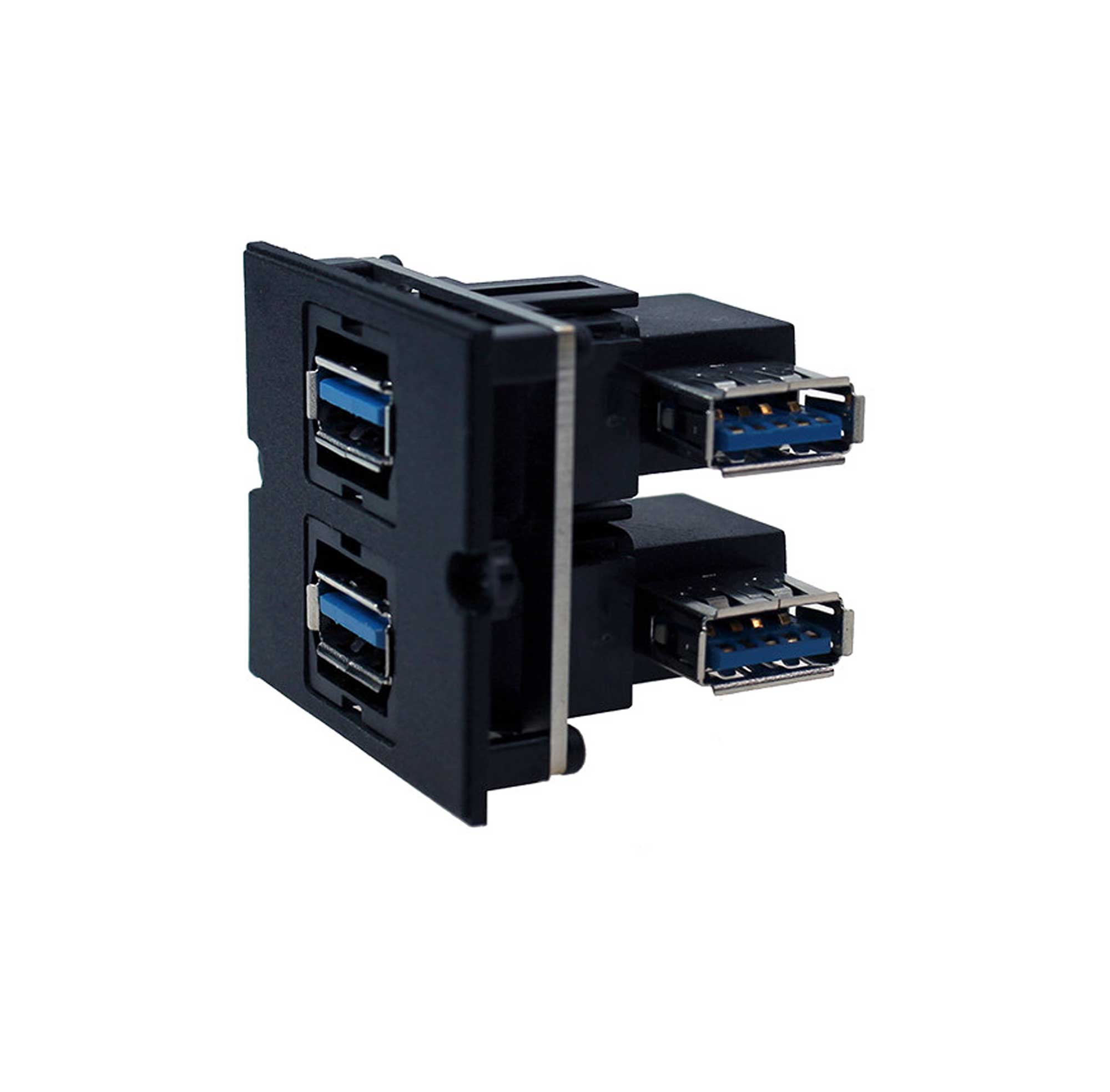 90° Custom Modul 2 x USB 3.0 A