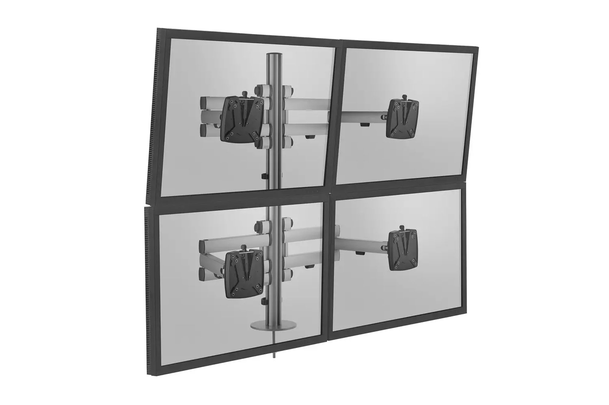 NOVUS Monitorhalterung 4 Monitore TSS Quattro Teleskop, Silber