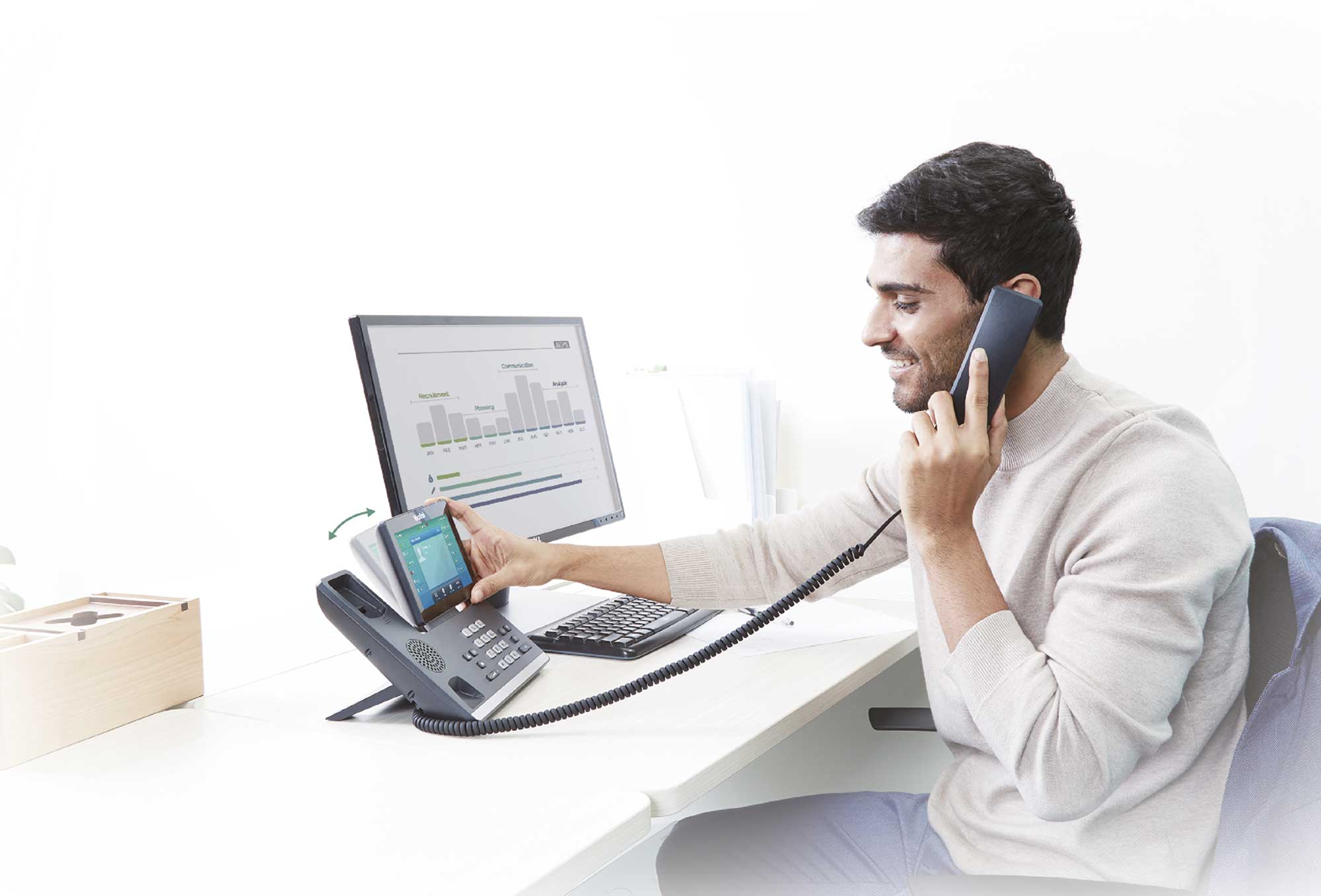 Yealink SIP-T53W SIP-PHONE T5 SERIES Integriertes Bluetooth und WLAN