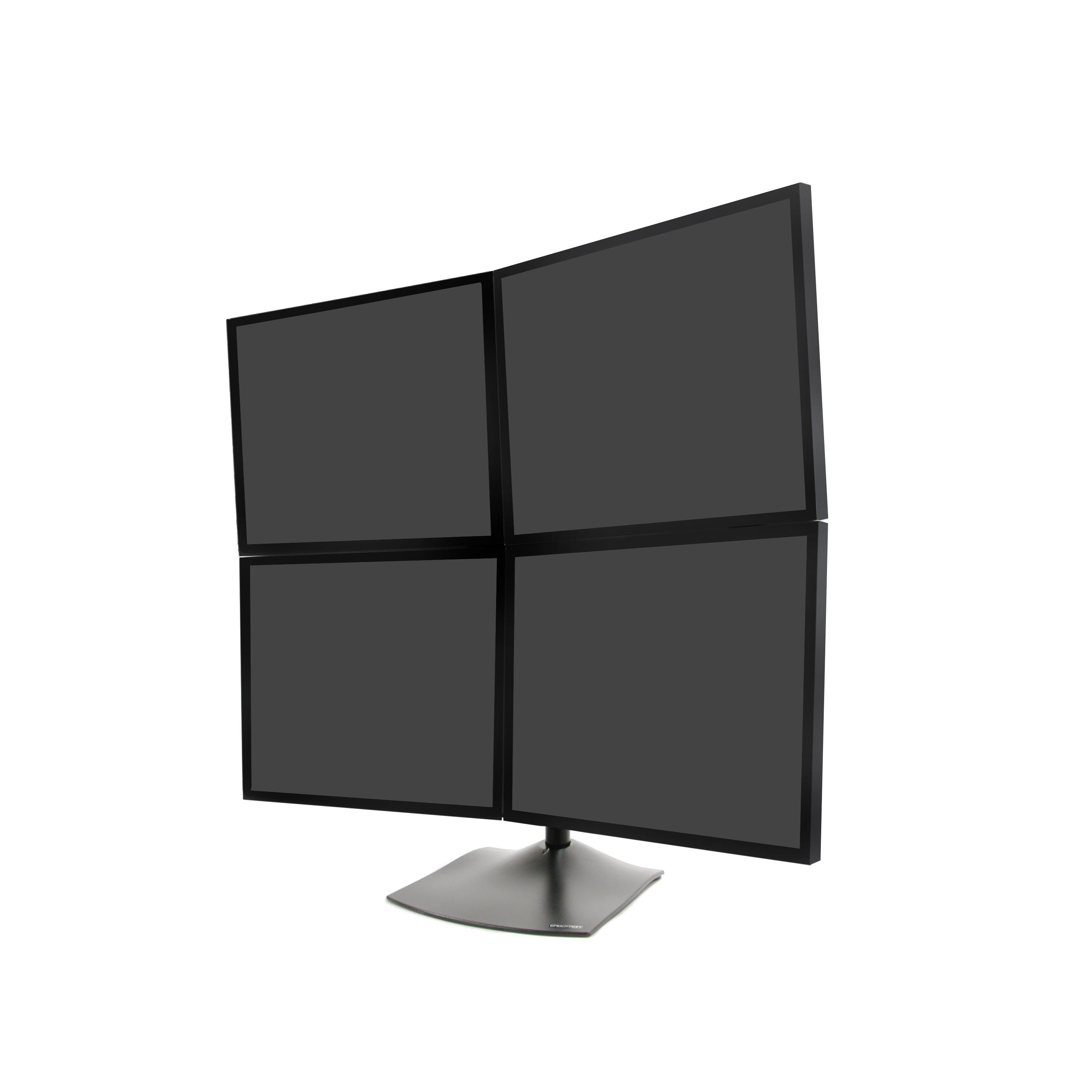 Ergotron DS100 Standfuß für 4 Monitore - schwarz