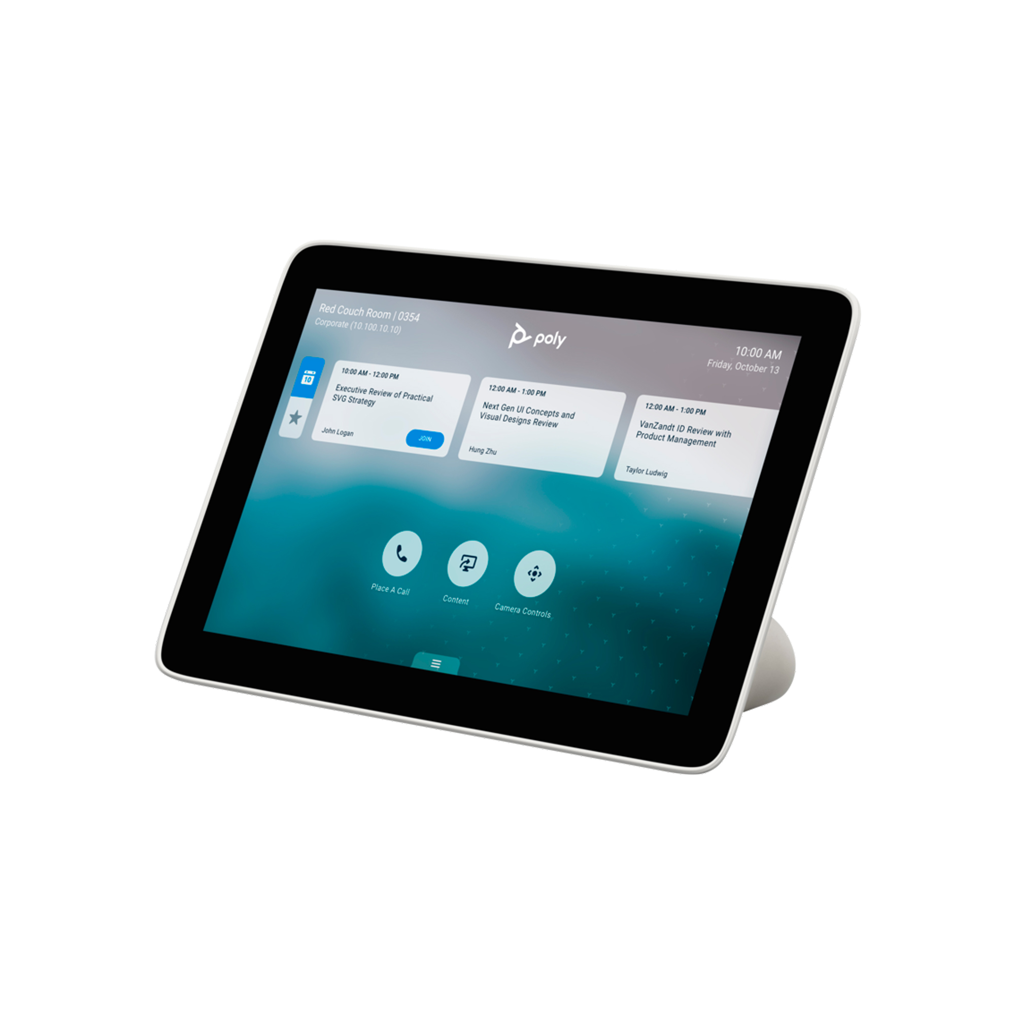 Poly Studio X52 All-in-one Videokonferenzsystem für mittelgroße Konferenzräume mit TC8 Controller
