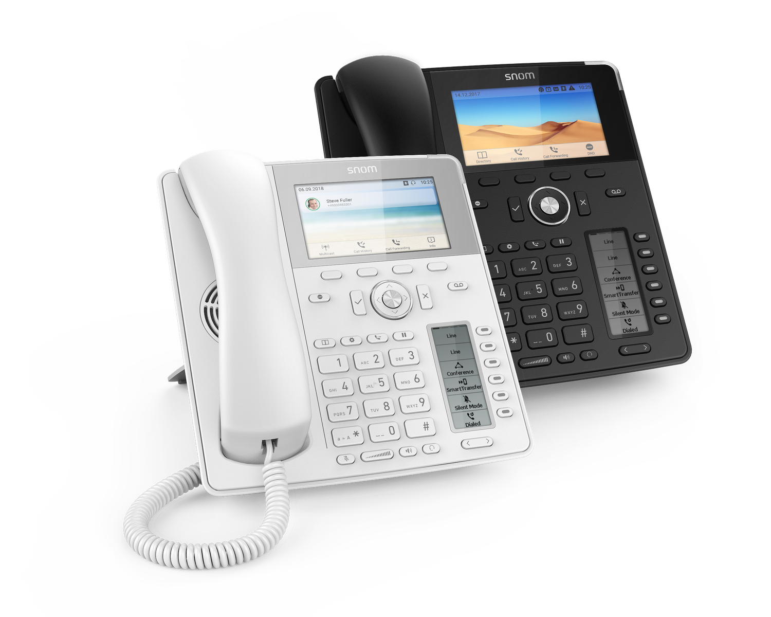 SNOM D785 - Tischtelefon Weiß