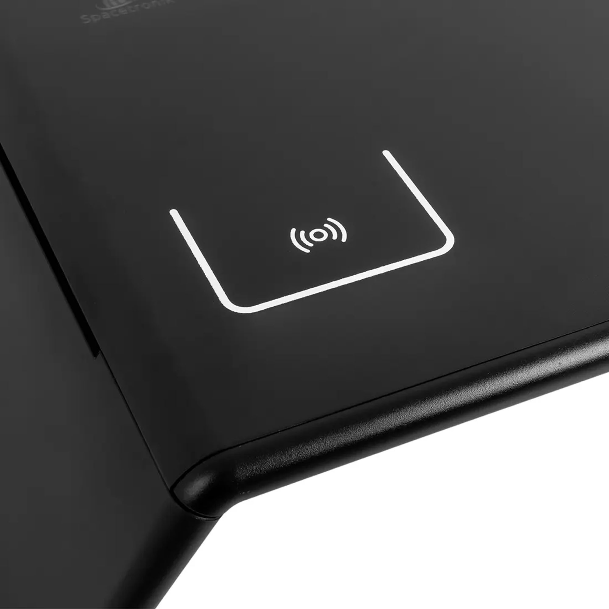 Spacetronik Monitorständer mit UV-Licht, Induktiver Ladestation & Behälter