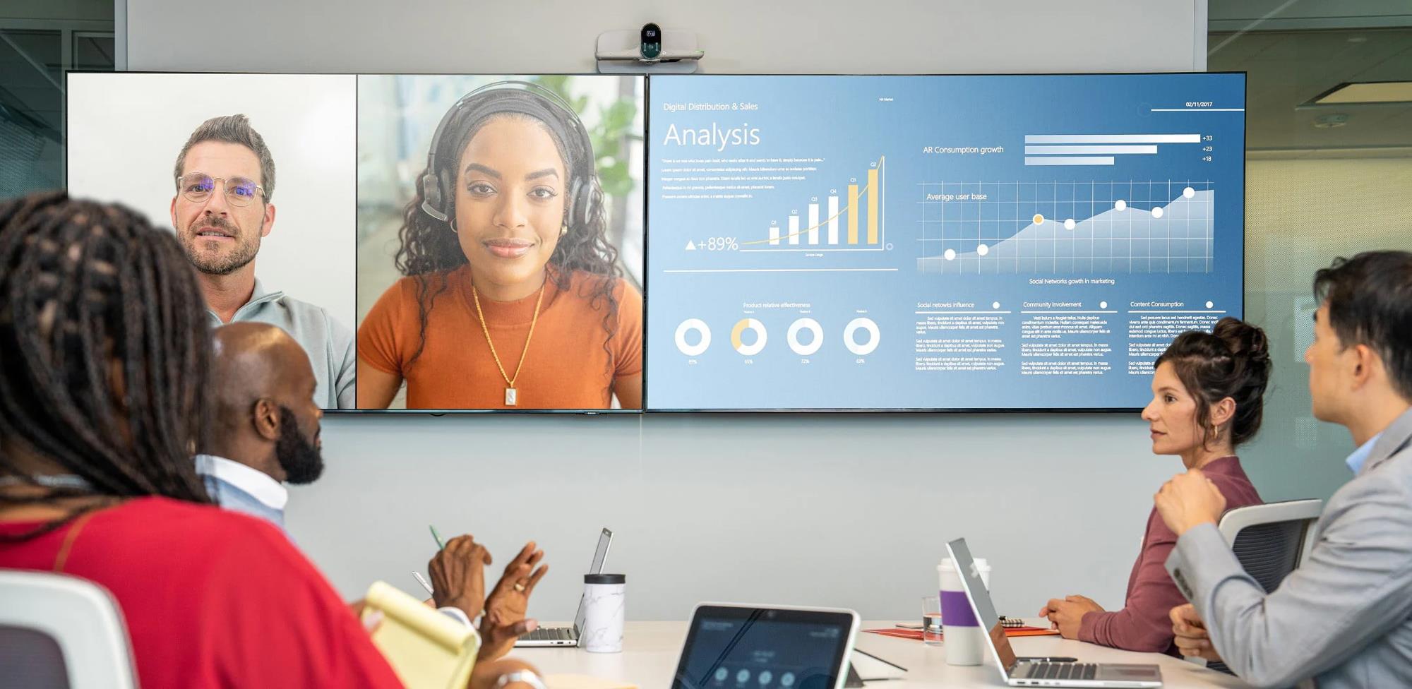 Poly Studio Large Room Kit for MS Teams | Studio E70 mit GC8 Touch Controller (ohne PC, Ochno kompatibel)