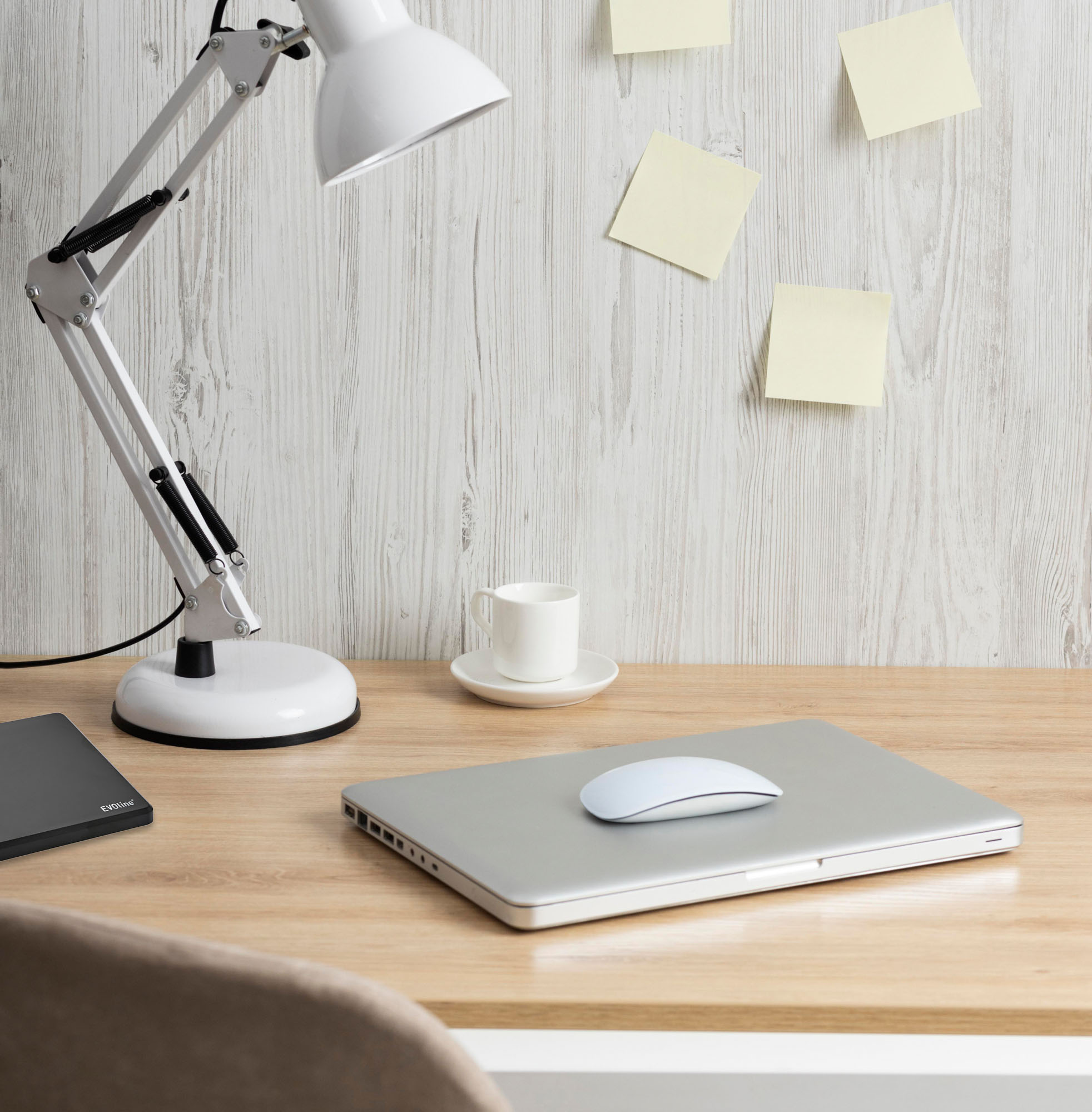EVOline Square 80 - Steckdose mit USB Charger Typ C - schwarz