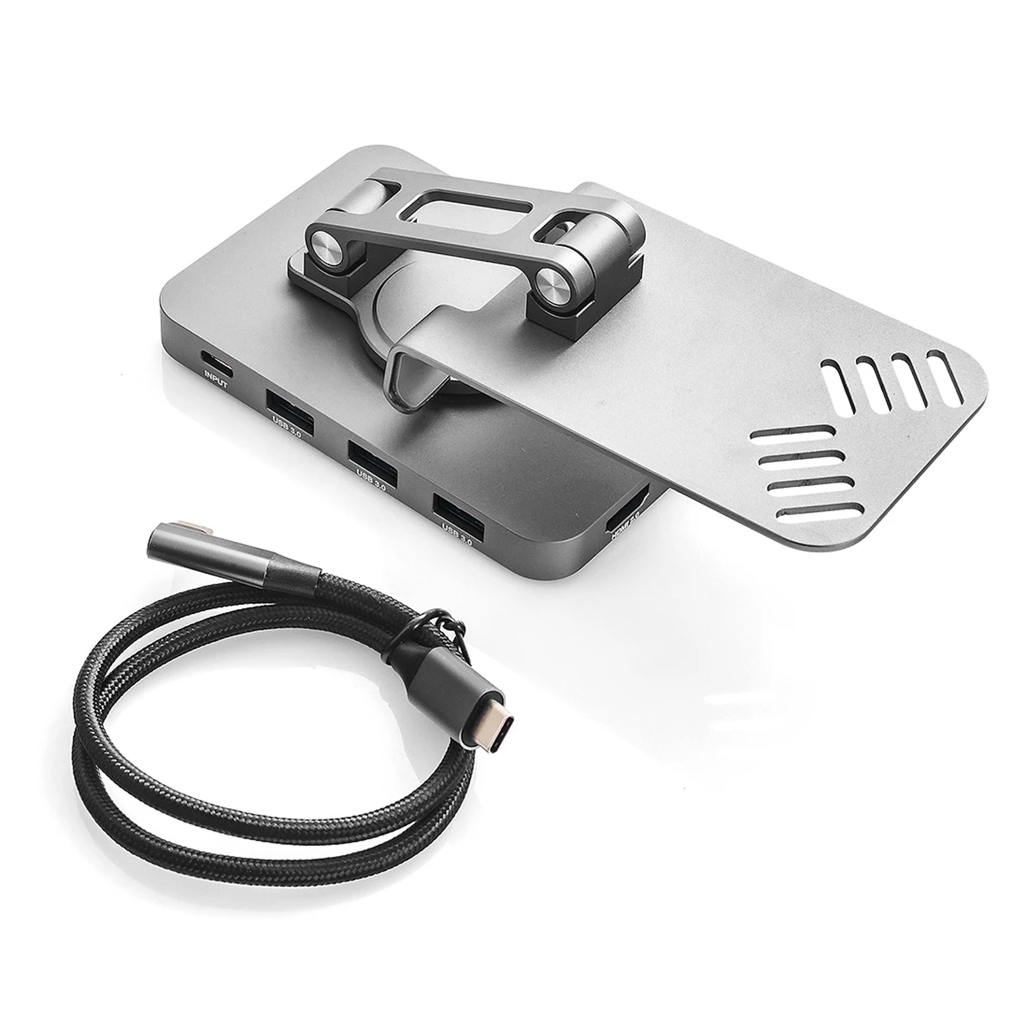 Spacetronik Smartphone-Ständer mit Dockingstation