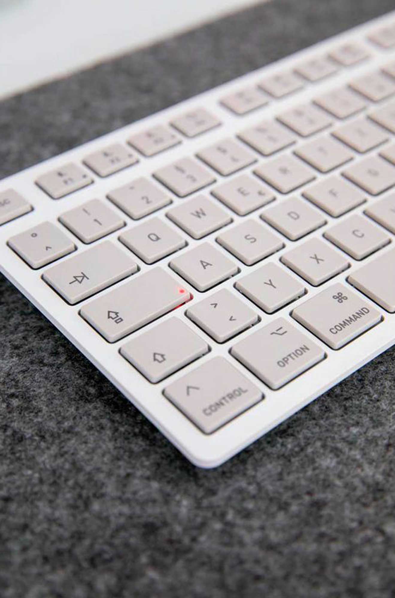 CHERRY KW 7100 MINI BT FOR MAC Tastatur kabellos (Weiß)