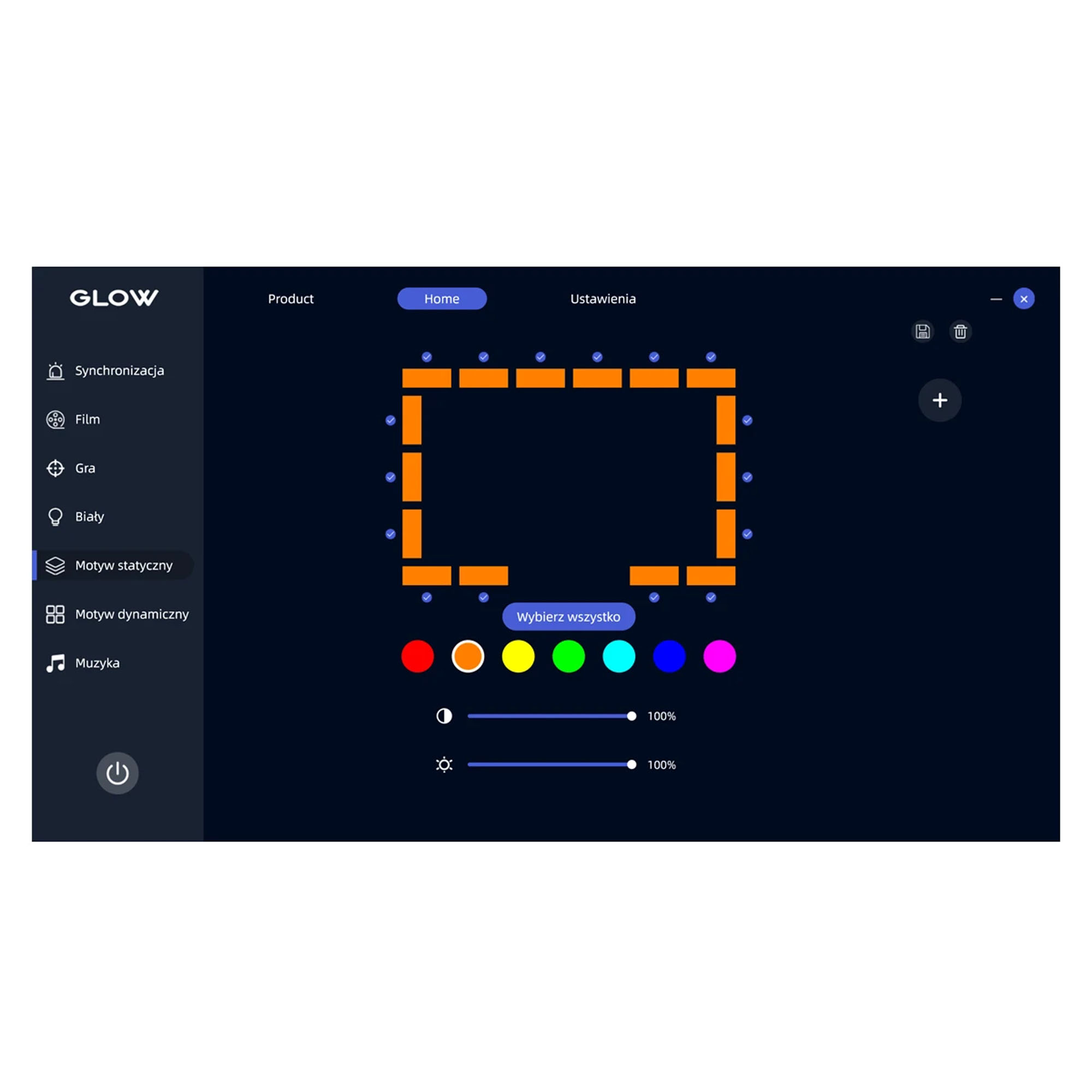 Spacetronik LED Hintergrundbeleuchtung für VESA-Halterung (bis 27 Zoll)